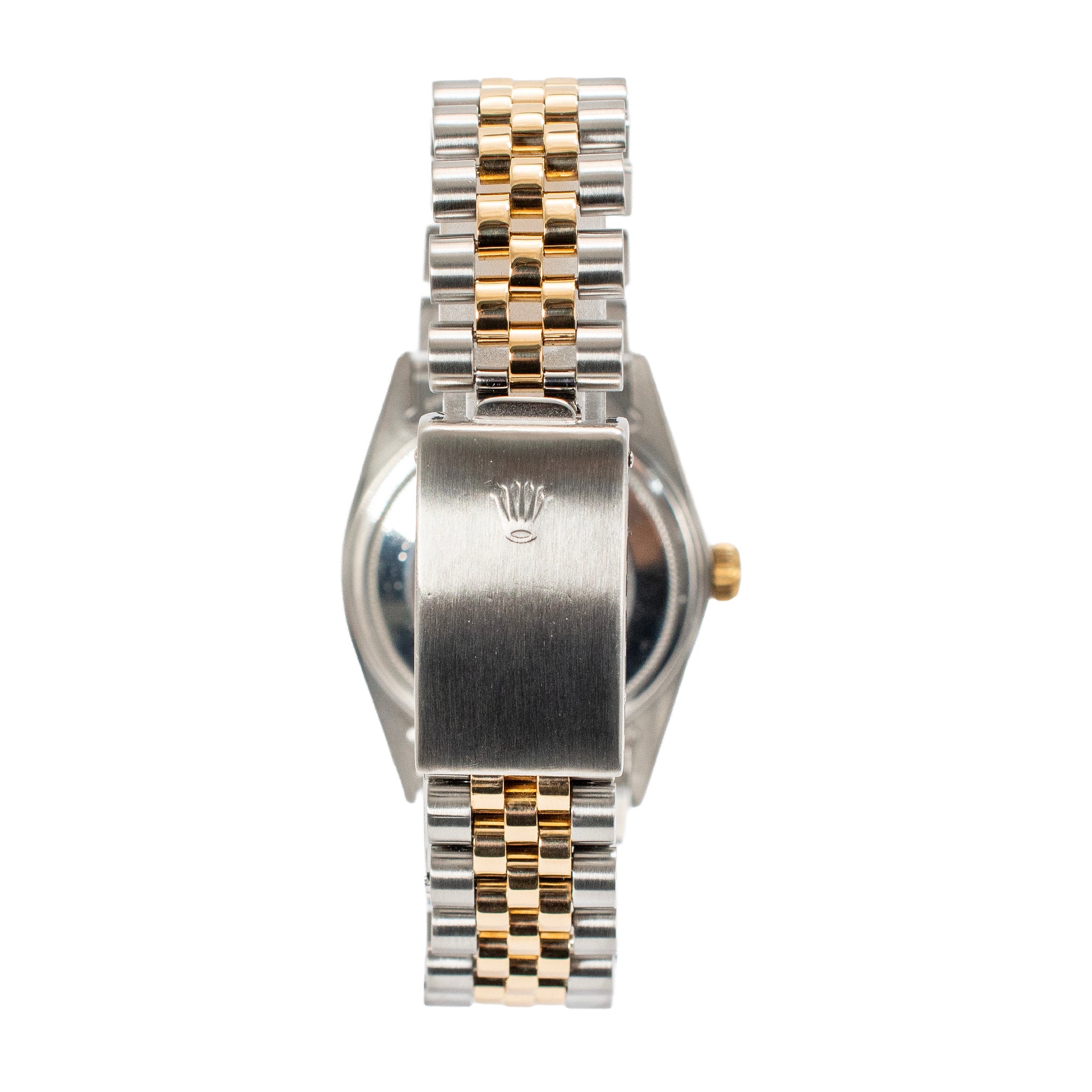 Rolex Datejust 36MM 16013 Gold Dial Jubilee Fluted 18K Yellow Gold Steel Watch