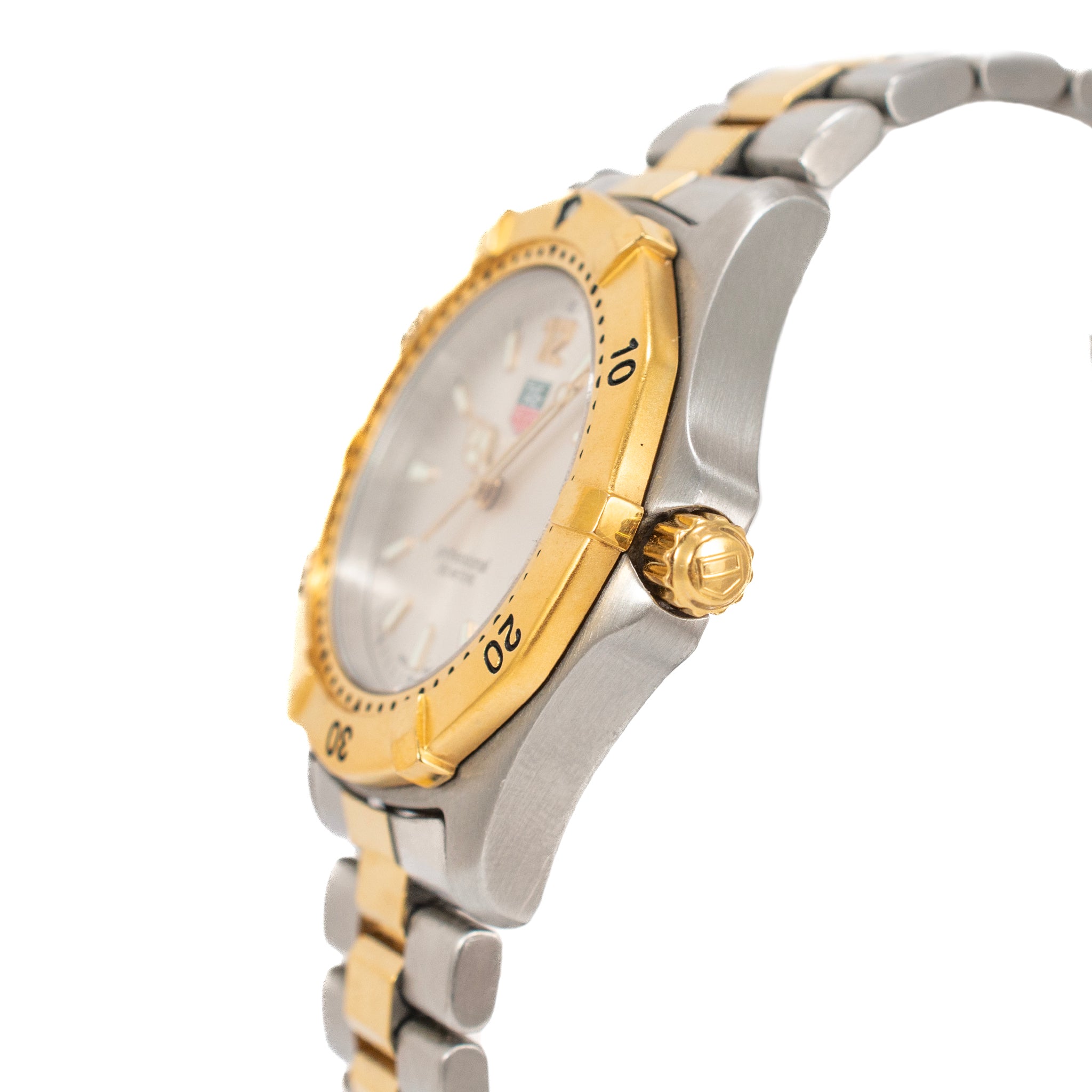 Tag Heuer Professional 2000 38MM WK1120 Two Tone Gold Plated Steel Quartz Watch