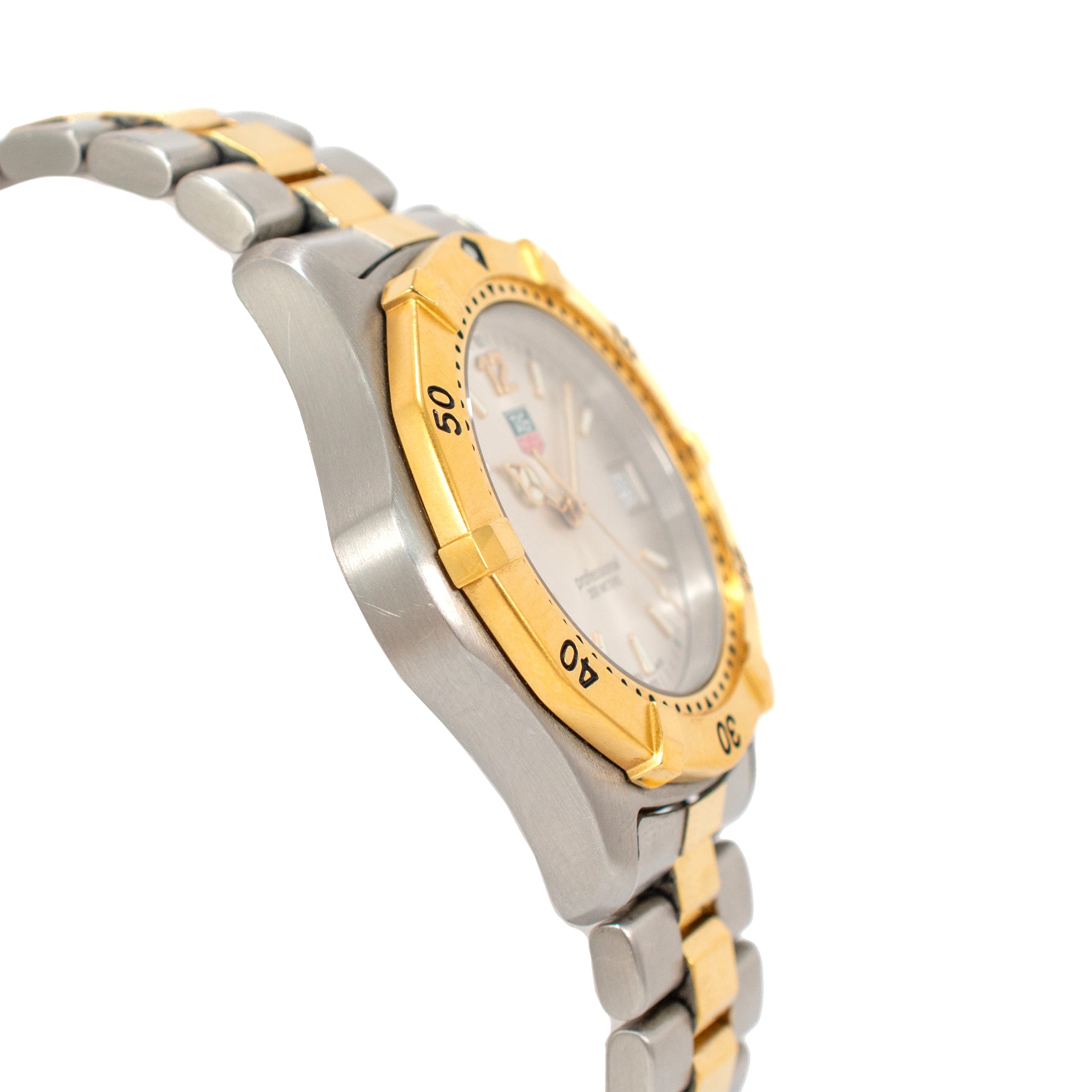 Tag Heuer Professional 2000 38MM WK1120 Two Tone Gold Plated Steel Quartz Watch