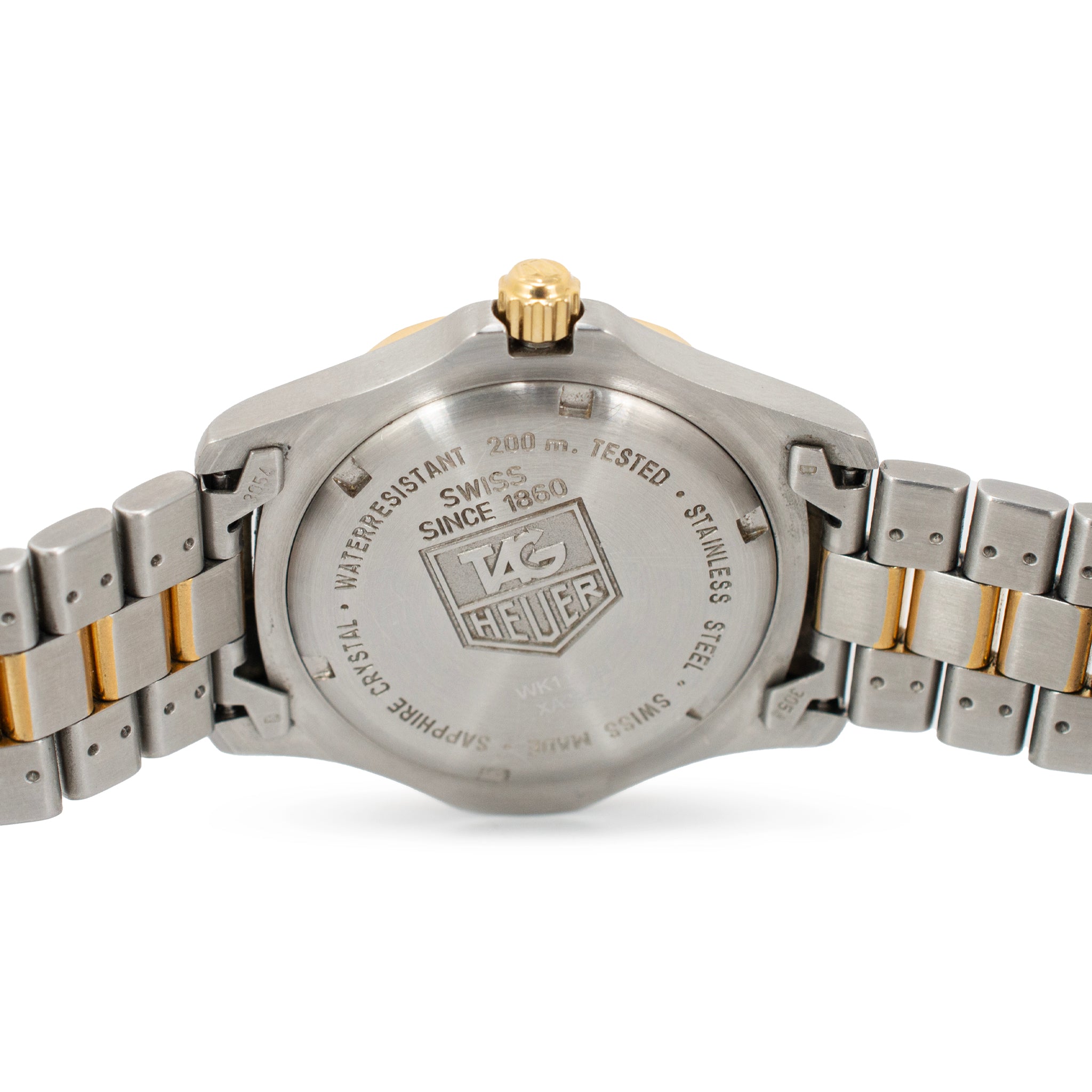 Tag Heuer Professional 2000 38MM WK1120 Two Tone Gold Plated Steel Quartz Watch