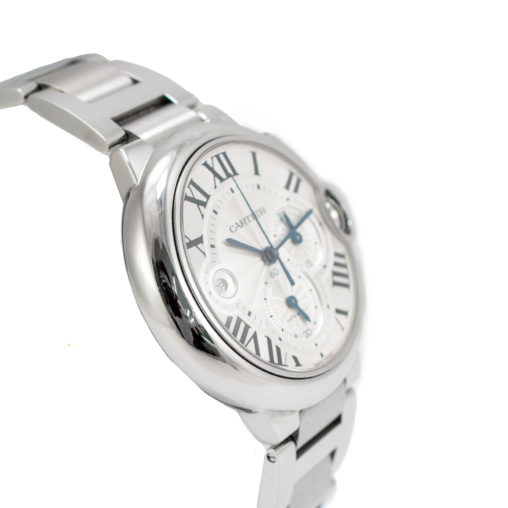 Cartier Ballon Bleu Chronograph 44MM W6920002 / 3109 Steel Automatic Watch