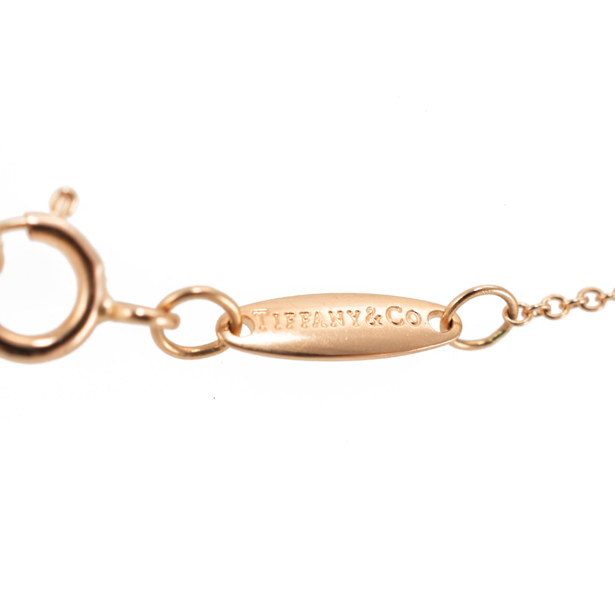 Ladies Tiffany & Co. Elsa Peretti 18K Rose Gold Cable Chain Necklace