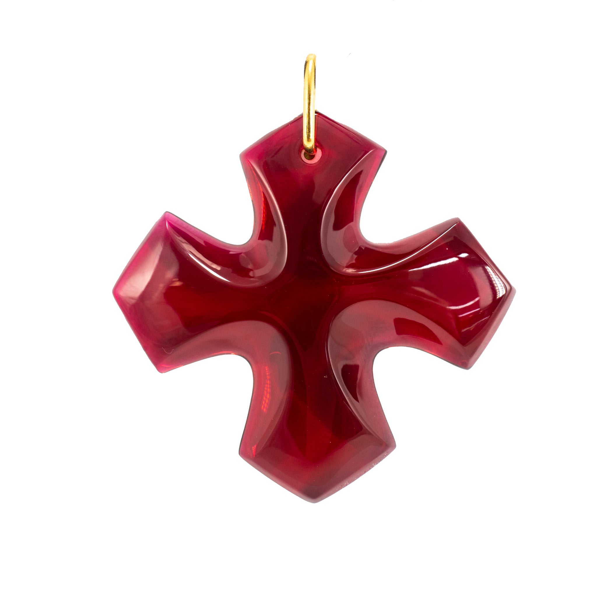 Baccarat Crystal Occitane Cross Necklace