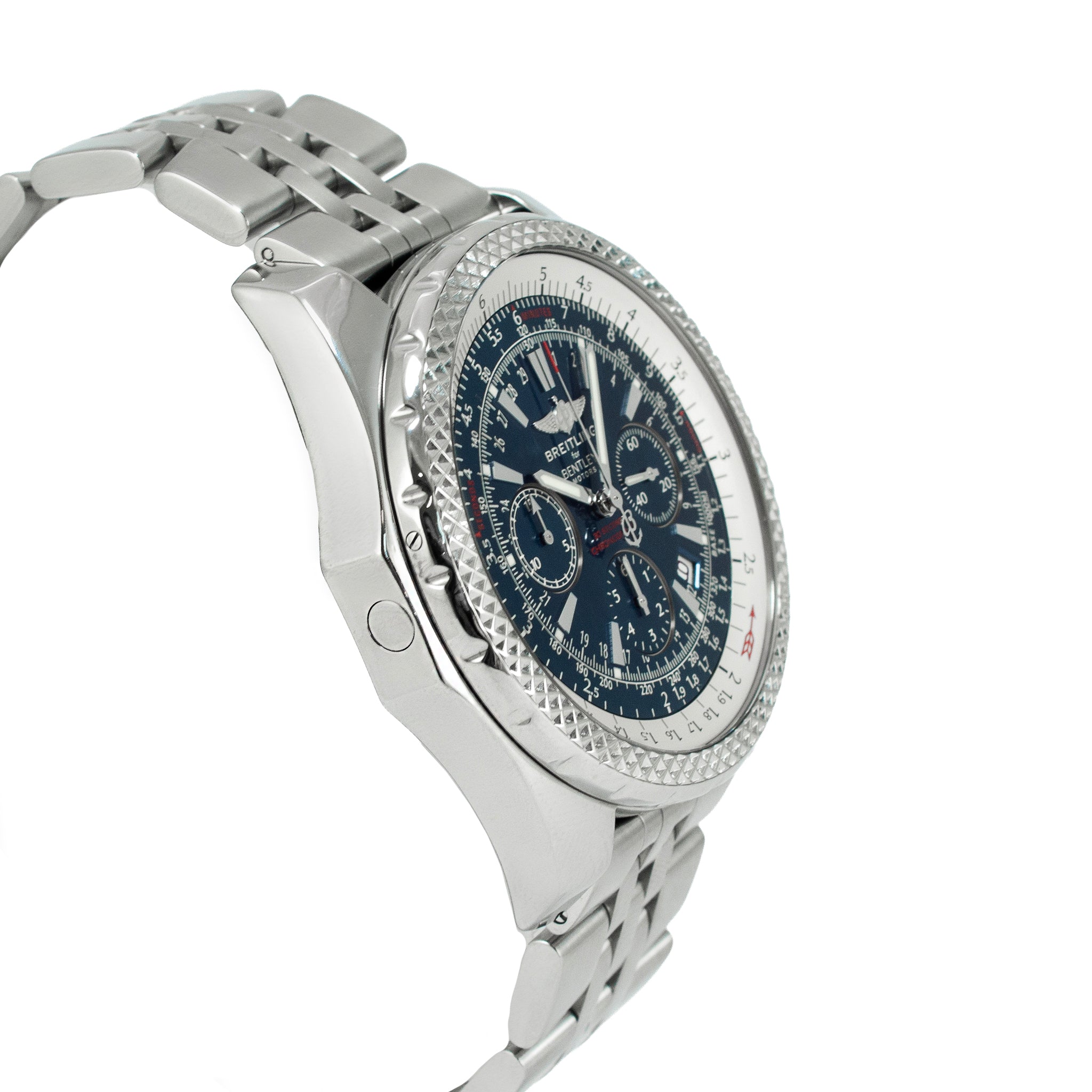 Breitling Bentley Motors 48MM A25362 Chronograph Blue Stainless Steel Watch