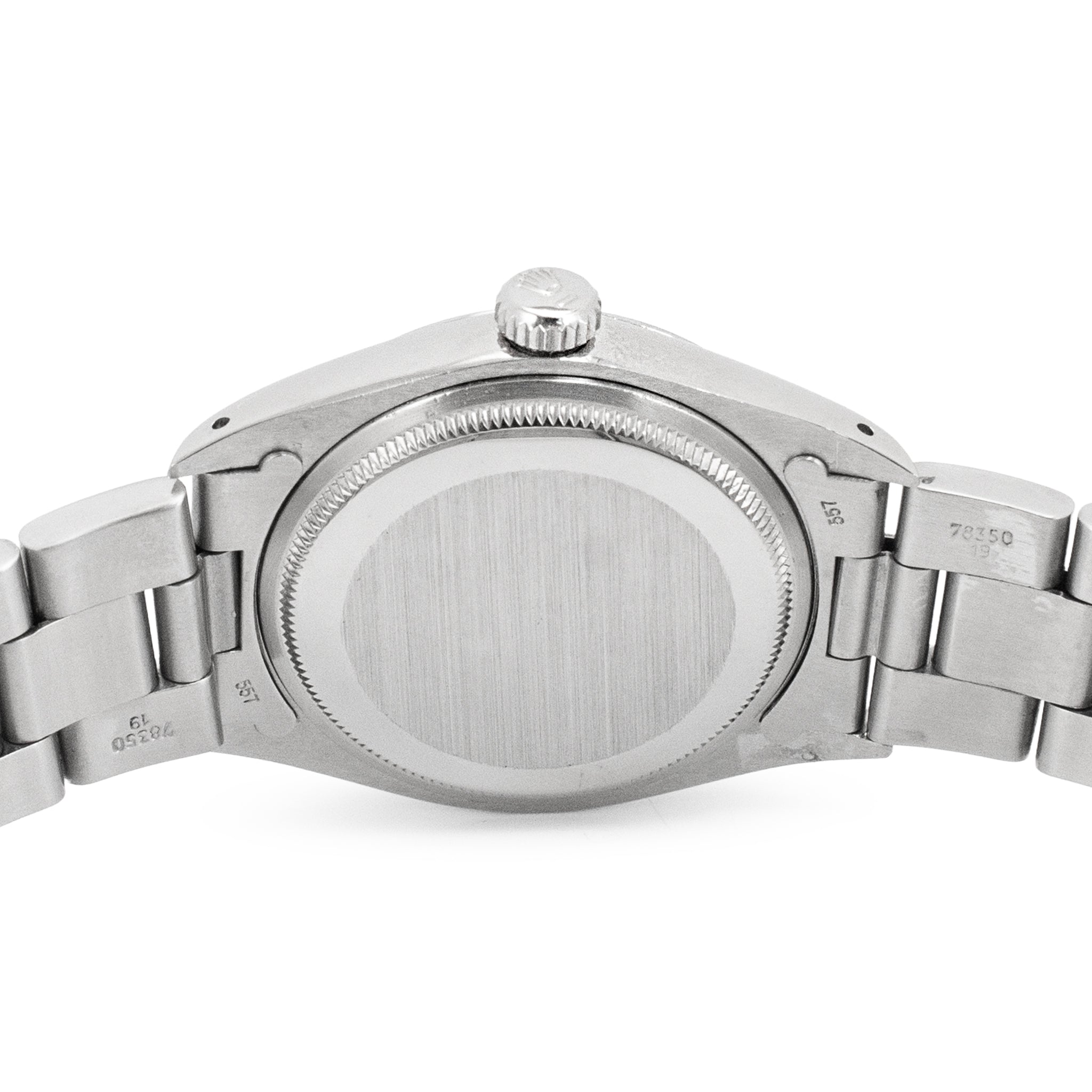 Rolex Oyster Perpetual Date 34MM 1501 Mop Diamond Dial Oyster Steel Watch