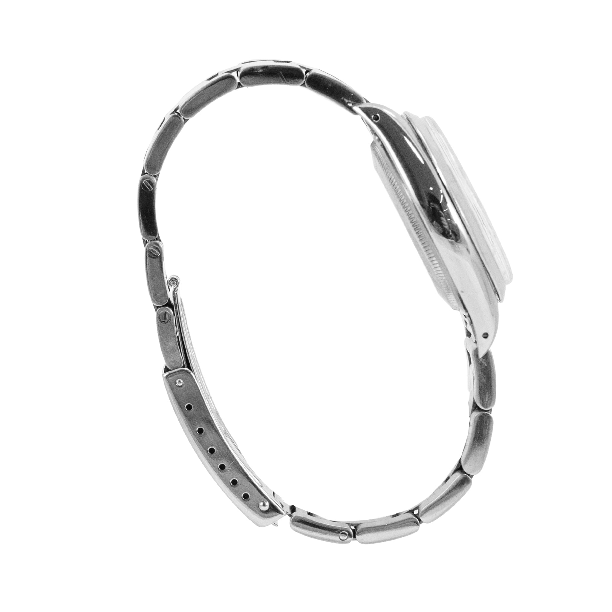 Rolex Oyster Perpetual Date 34MM 1501 Mop Diamond Dial Oyster Steel Watch