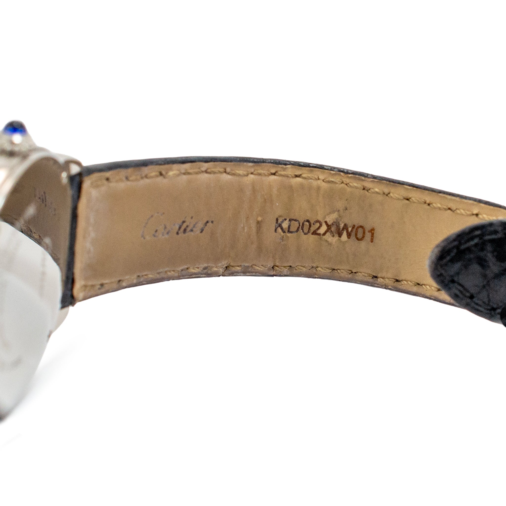 Cartier Ronde de Cartier 29MM WSRN0019 / 3601 Black Leather Steel Quartz Watch