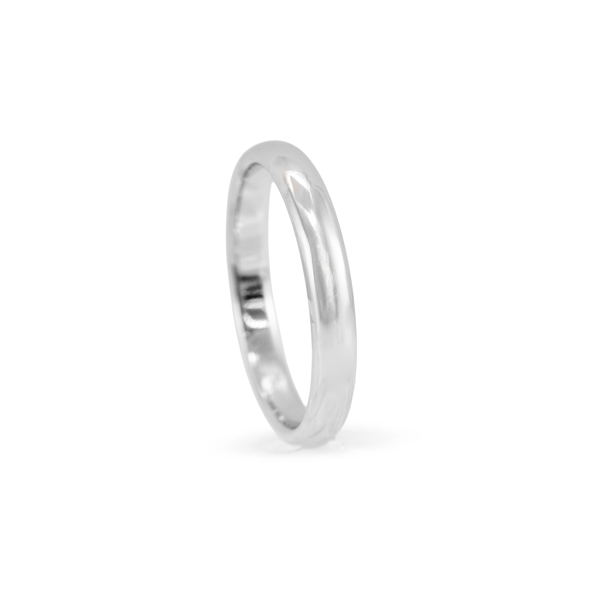 Ladies Tiffany & Co. Tiffany Forever 950 Platinum 3MM Wedding Band Ring
