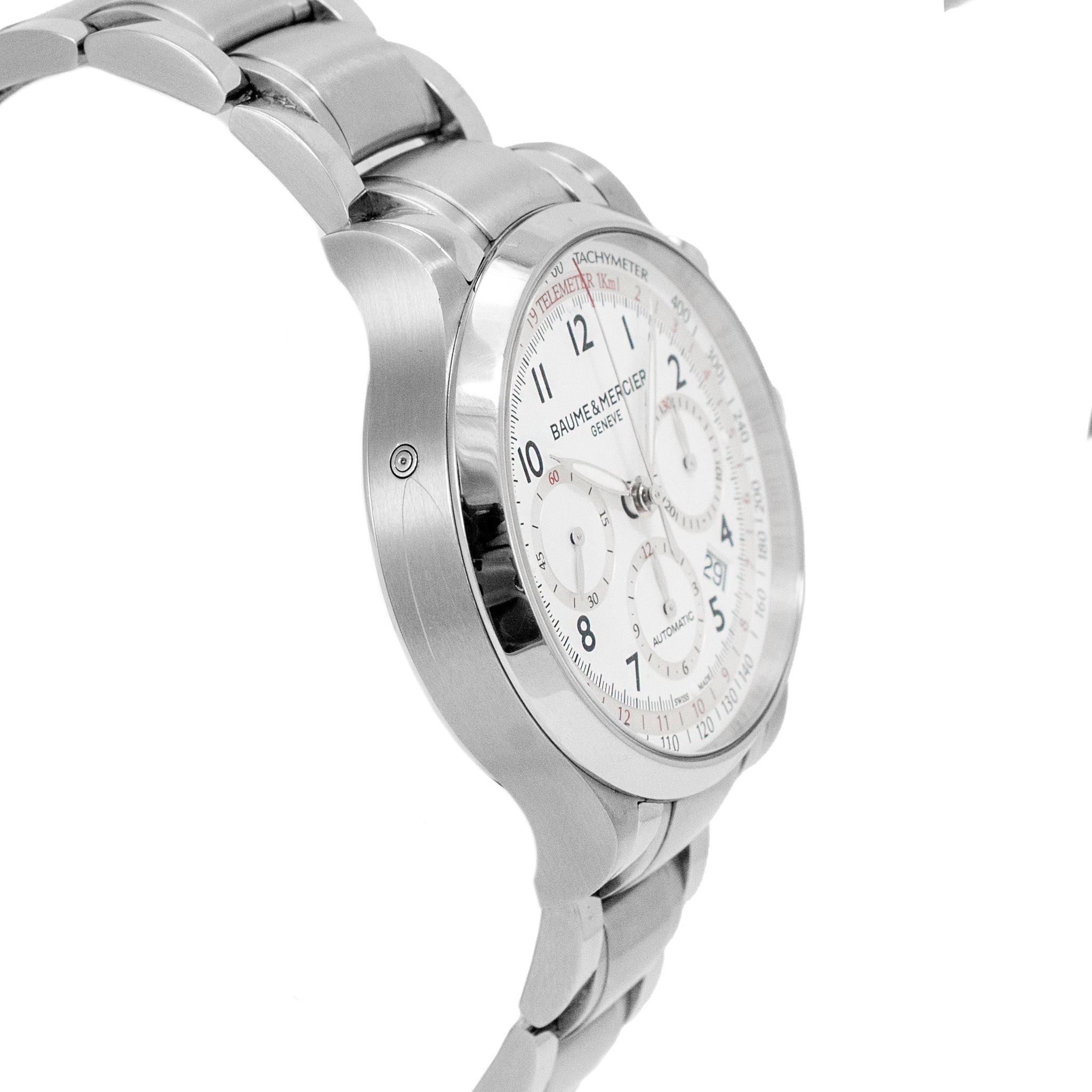 Baume & Mercier Capeland 42MM MOA10061 Chronograph Steel Automatic Watch