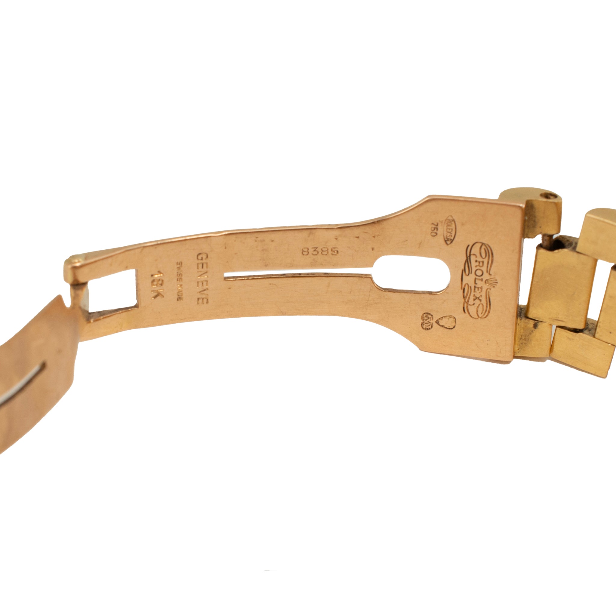 Vintage Rolex Day Date 36MM 18038 Walnut Birch Wood Dial Bark 18K Gold Watch