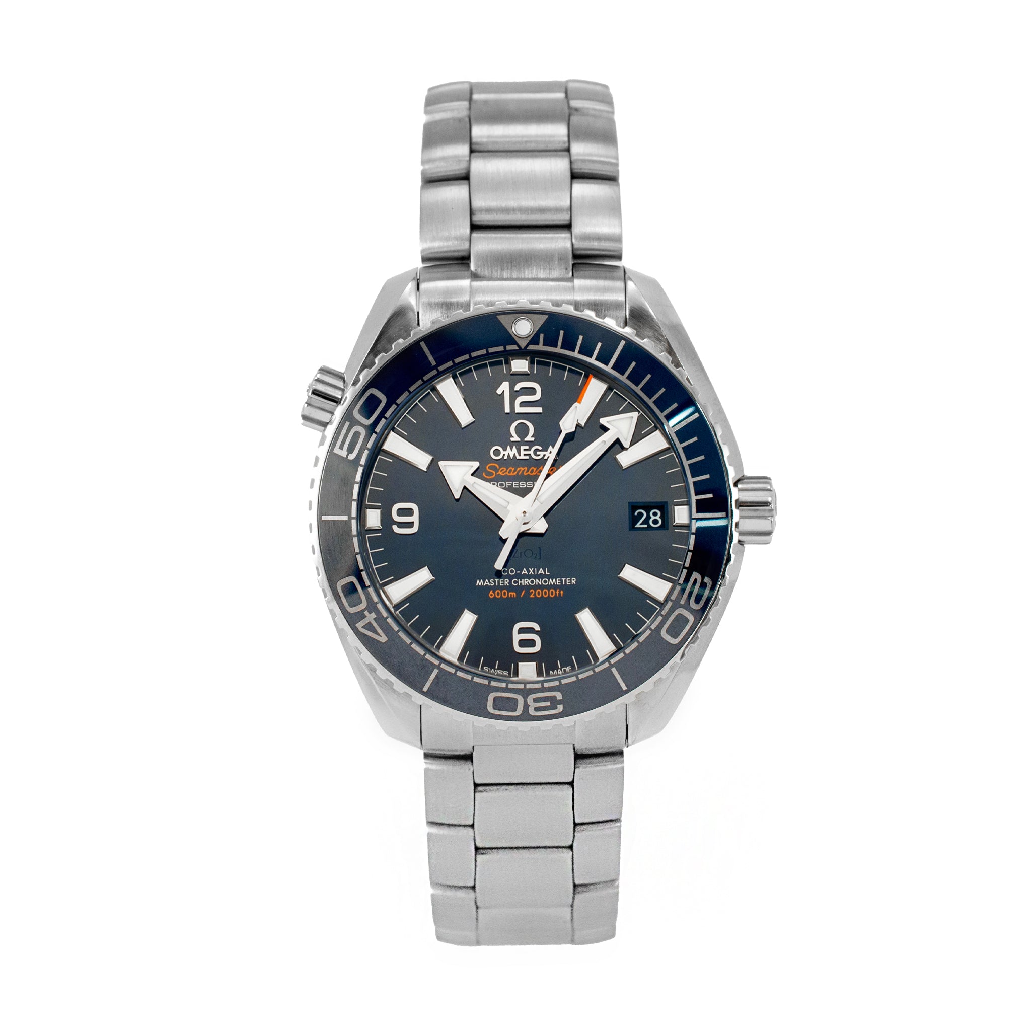 Omega Seamaster Planet Ocean 39.5mm 215.30.40.20.03.001 Ceramic Blue Steel Watch