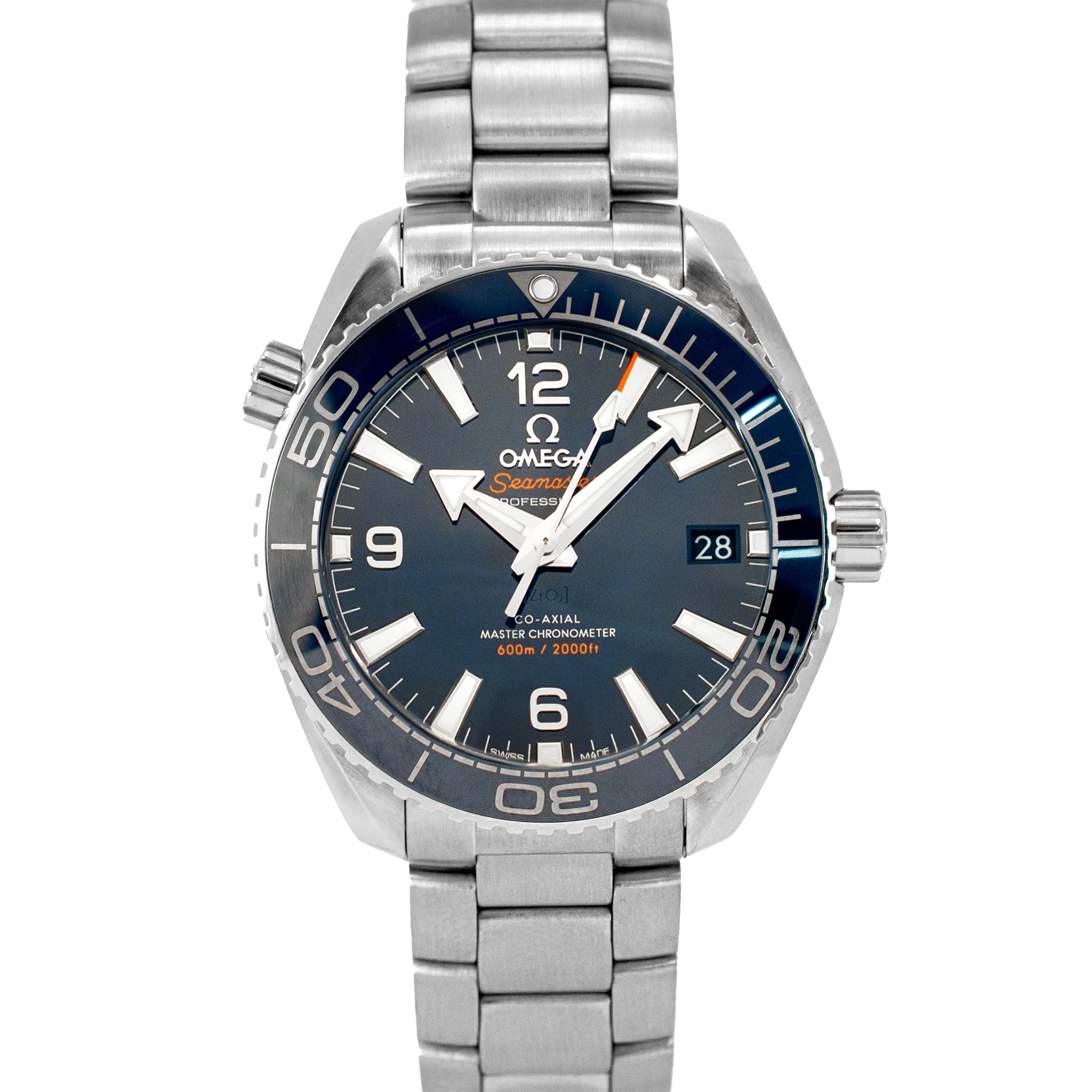 Omega Seamaster Planet Ocean 39.5mm 215.30.40.20.03.001 Ceramic Blue Steel Watch