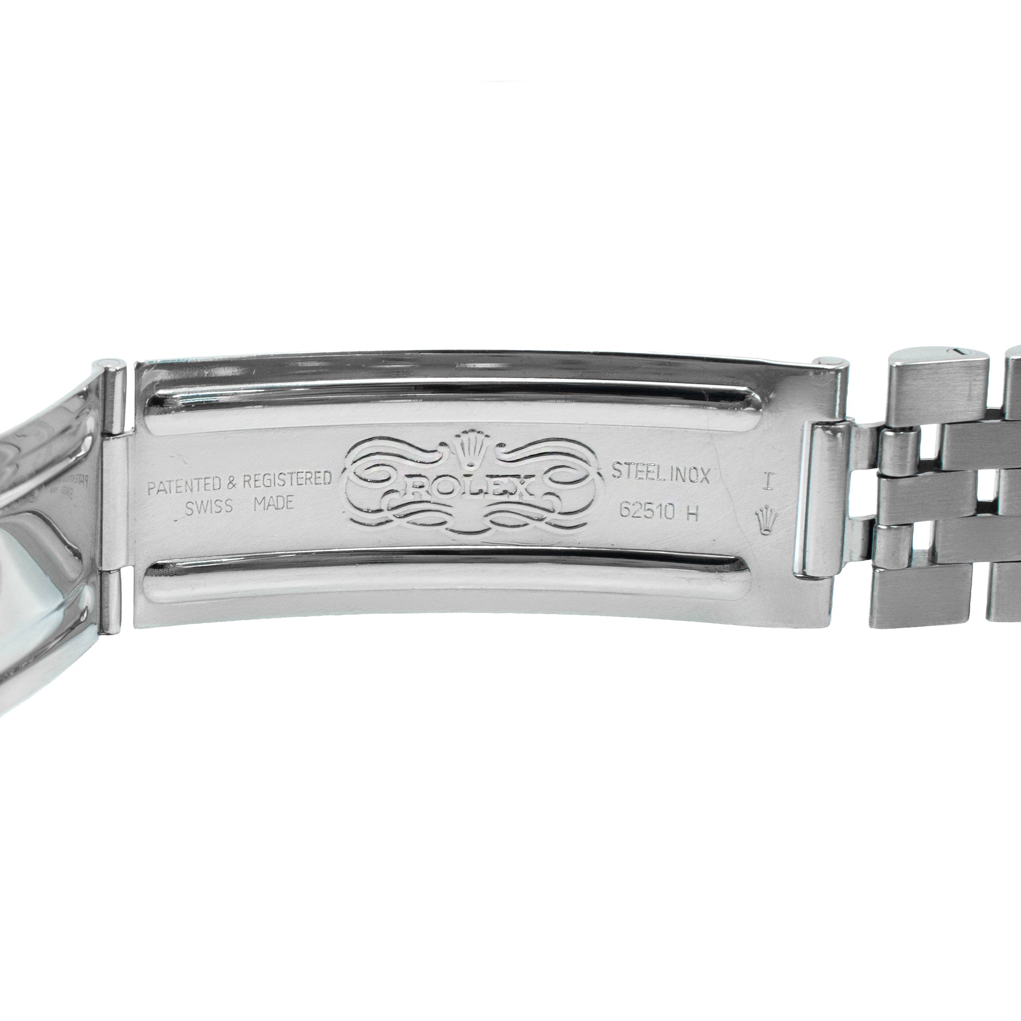 Ladies Rolex Datejust 36MM 16014 Diamond Bezel Blue Dial Jubilee Steel Watch