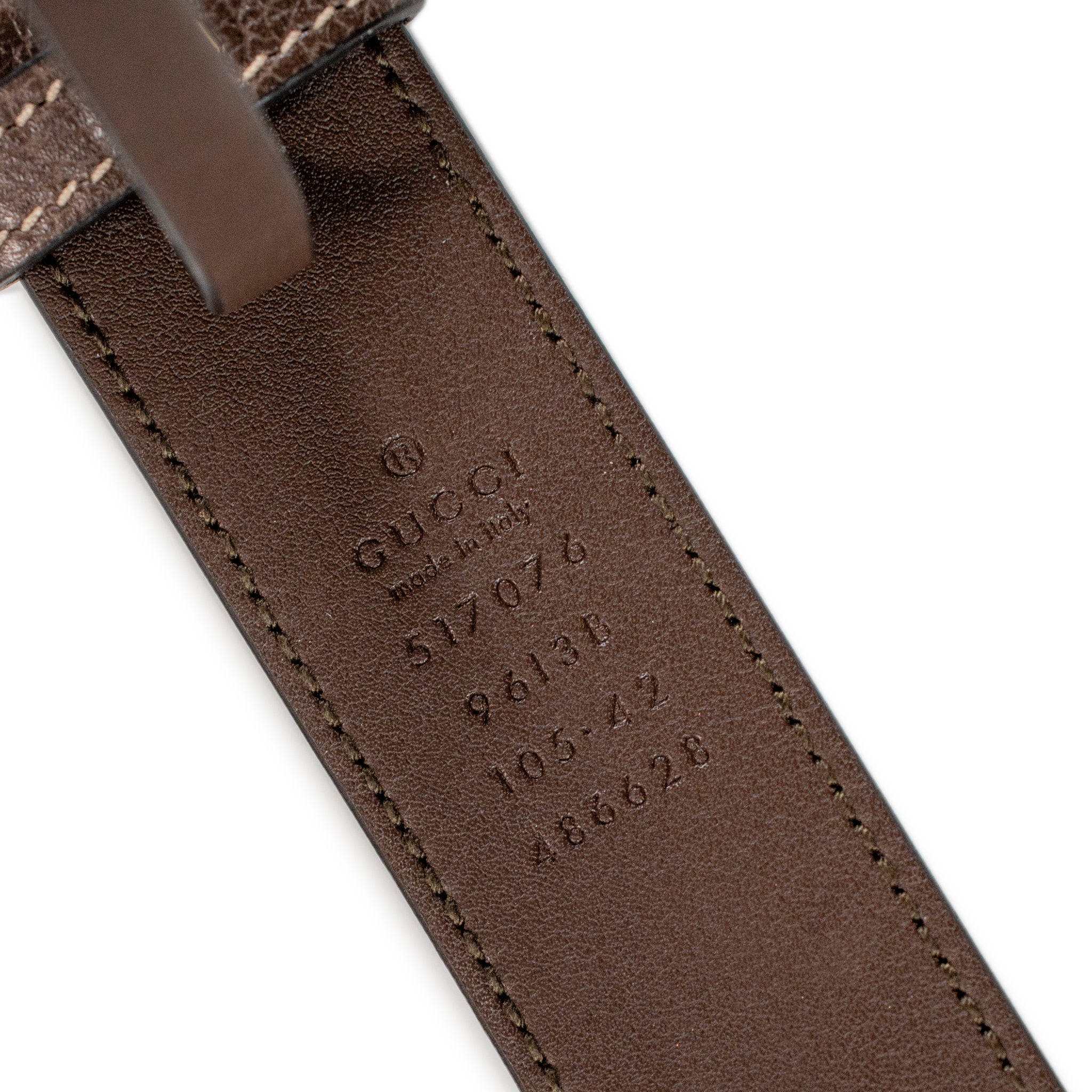 Gucci Small GG Supreme Brown Monogram Ophidia Belt Bag