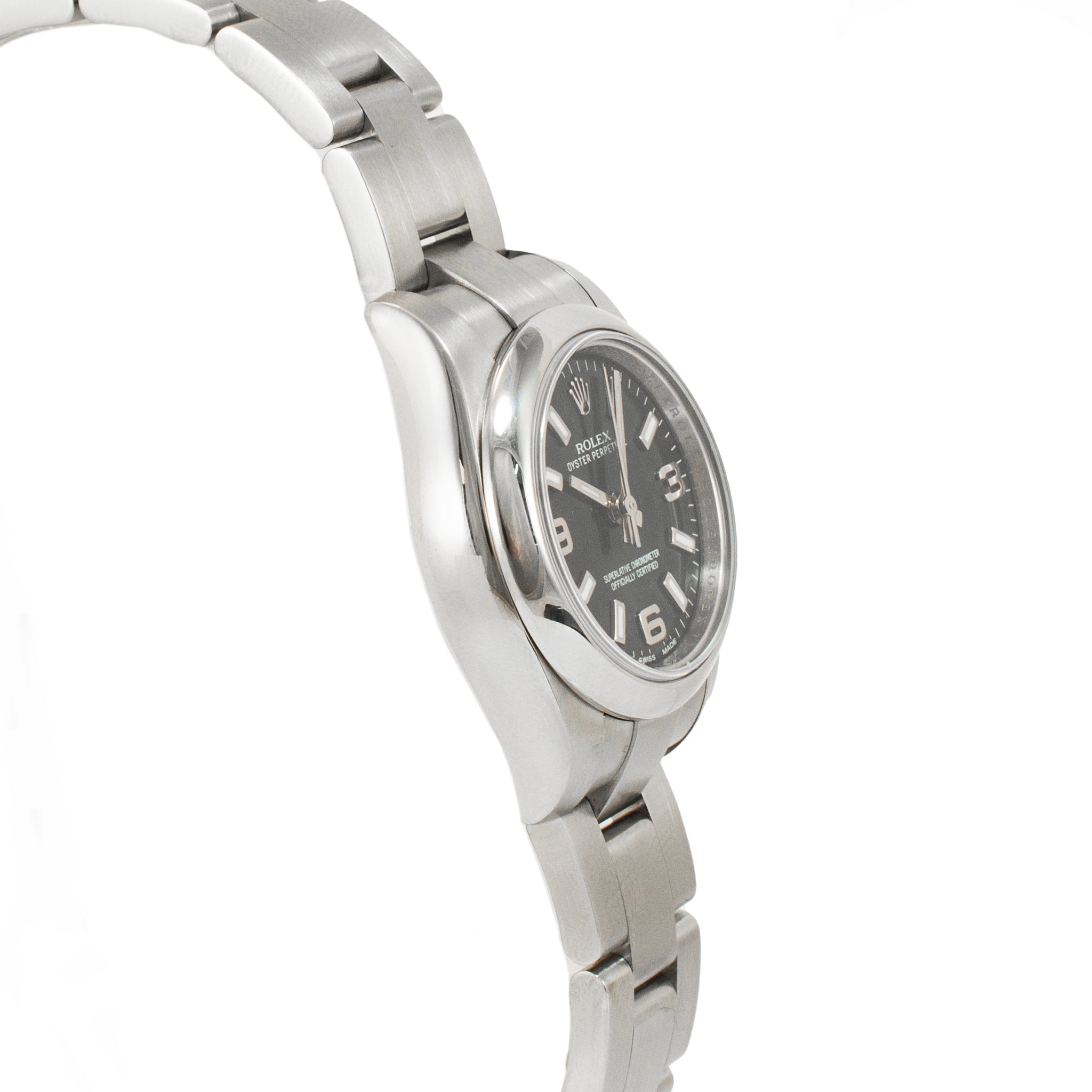 2015 Rolex Oyster Perpetual 26MM 176200 Blue Dial Oyster Stainless Steel Watch