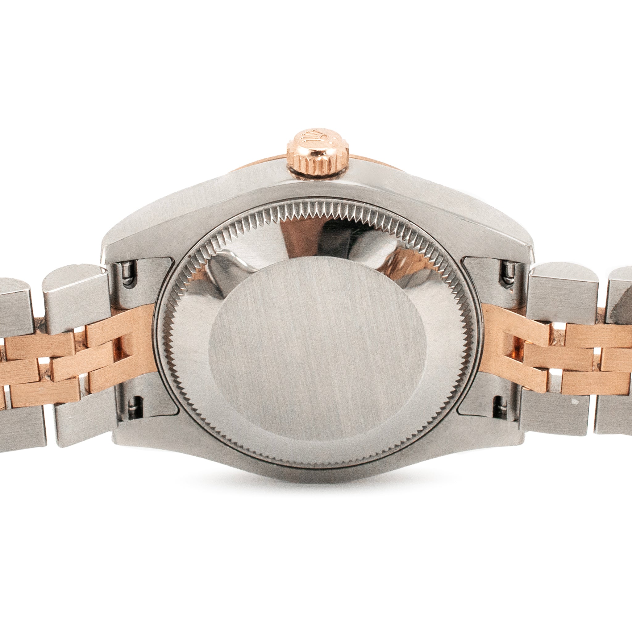 Rolex Datejust 31MM 178271 Purple Roman Pave Diamond Jubilee Gold Steel Watch