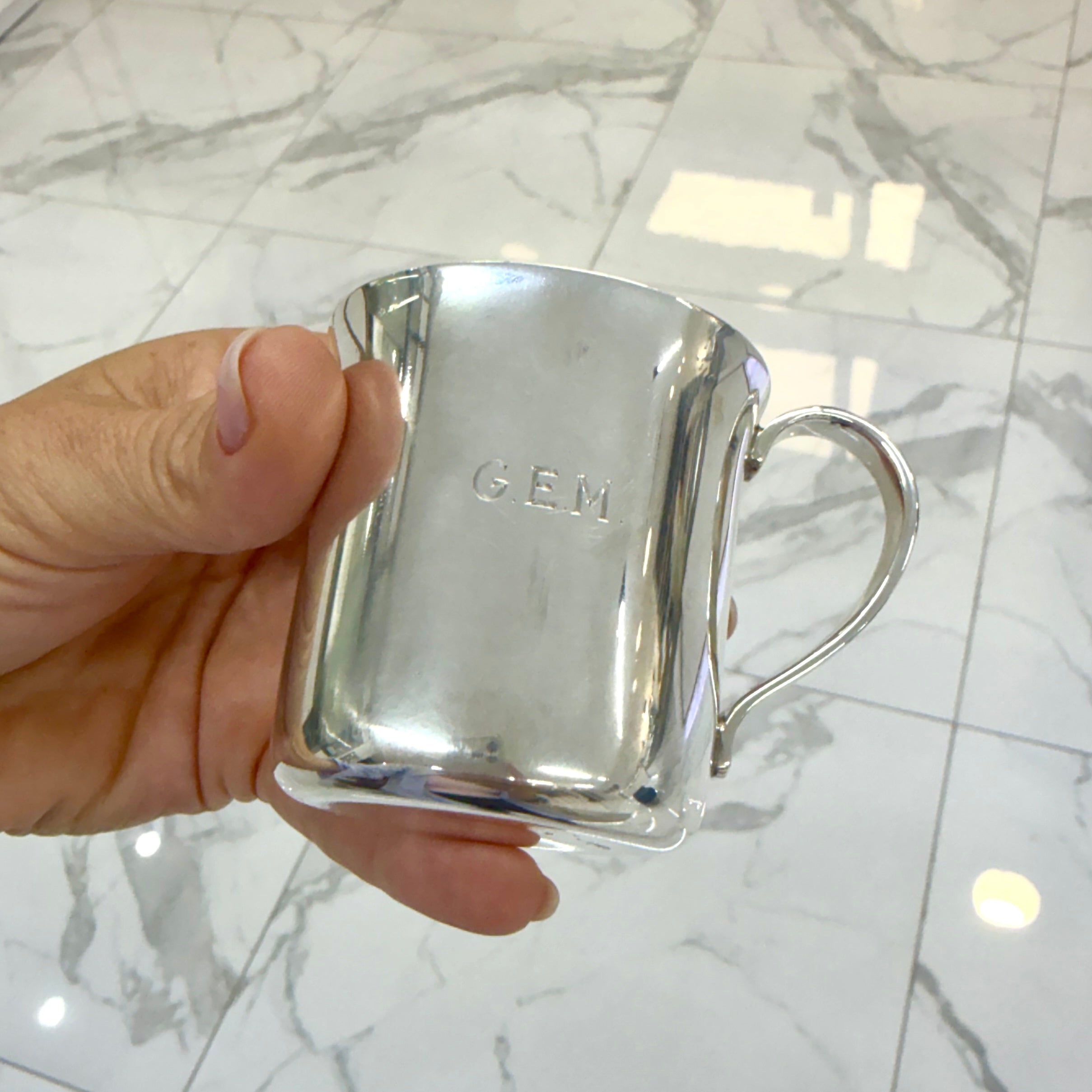 Tiffany & Co. Makers Elsa Peretti 925 Sterling Silver Padova Baby Cup