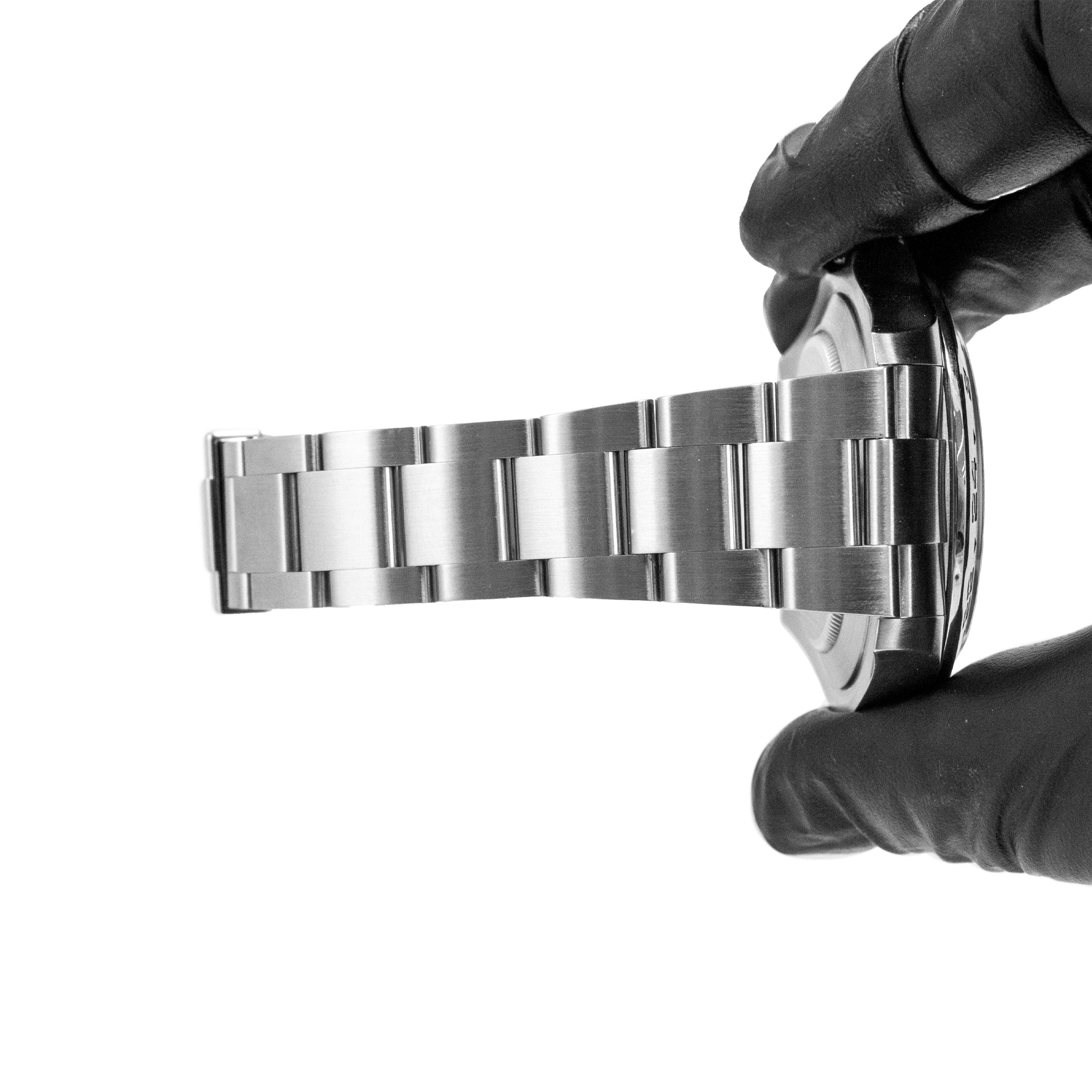 2015 Rolex Explorer II 42MM 216570 Orange Black Gmt Oyster Steel Travel Watch