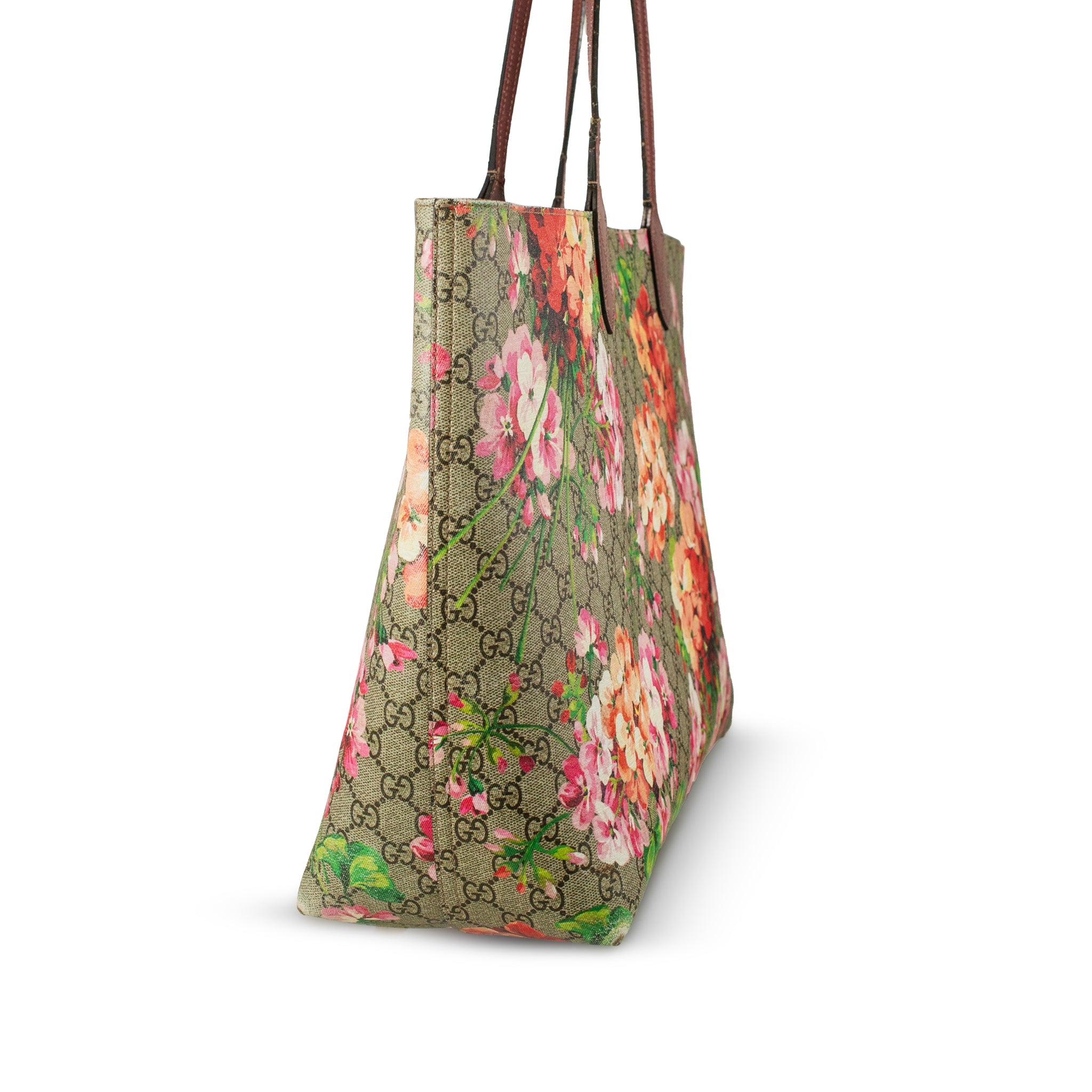 Gucci GG Blooms Reversible Floral Gg Canvas Multicolor 368571 Tote Bag