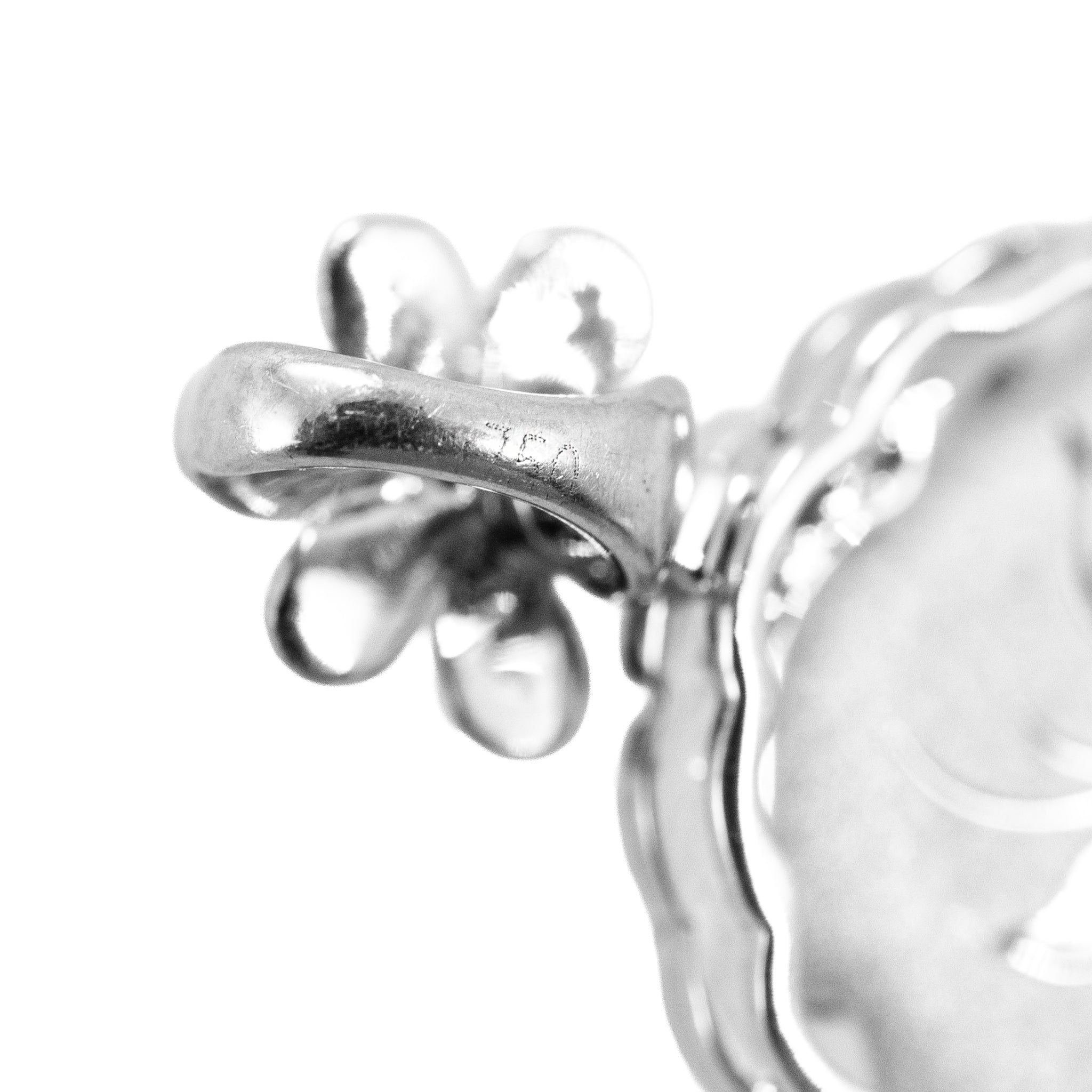 18K White Gold 9.80ct Green Burmese Jadeite Jade Diamond Charm Pendant