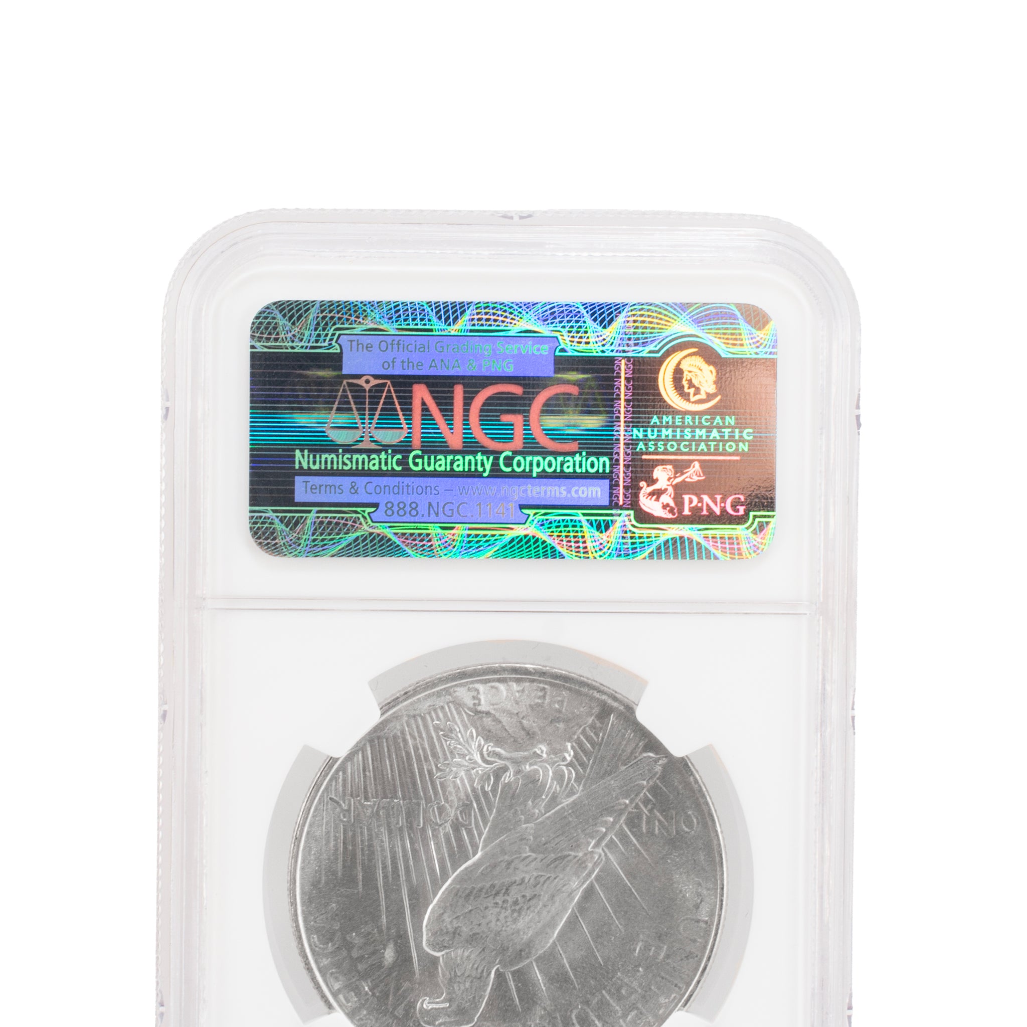 1924 Ngc MS64 Silver $1 Peace Liberty Coin