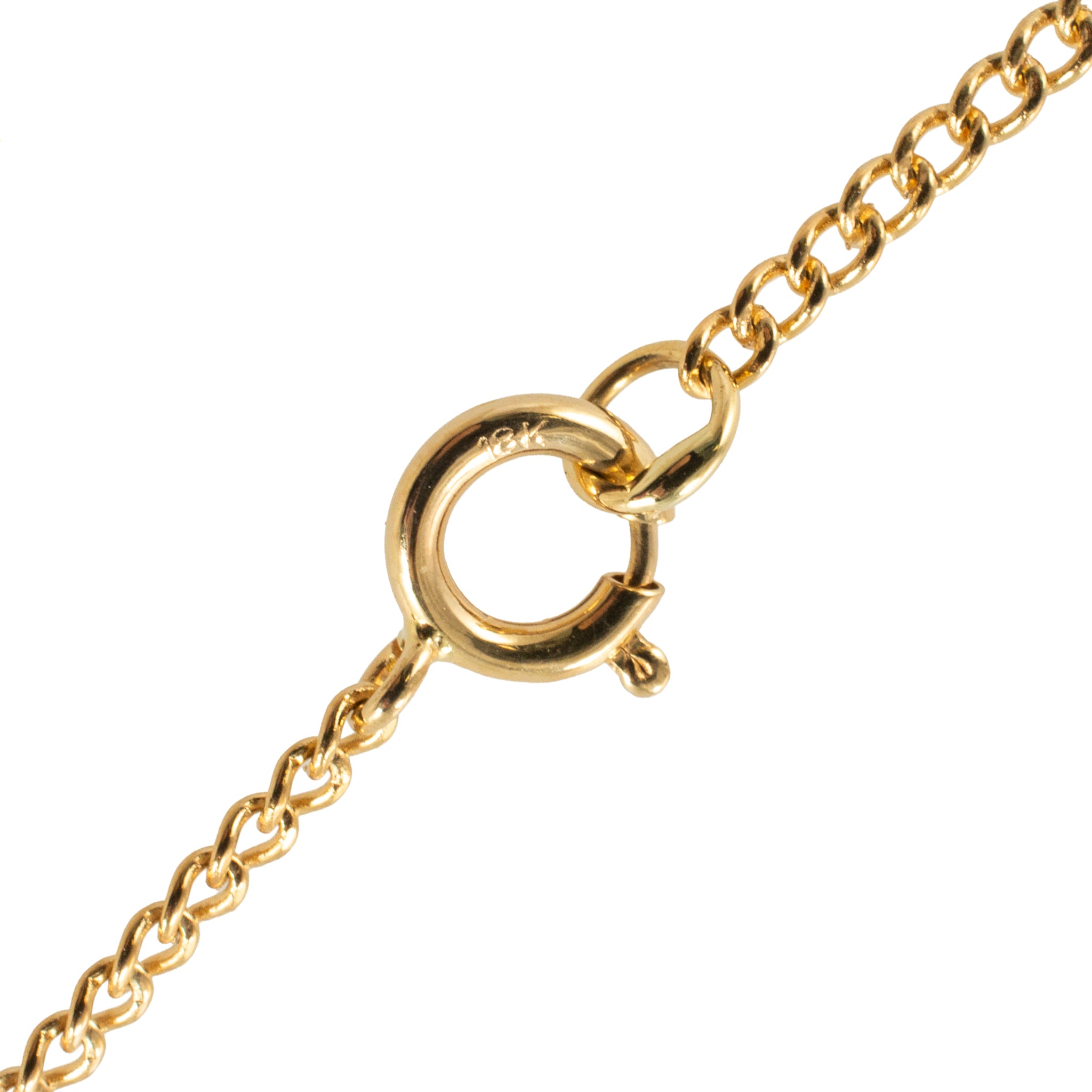 Tiffany & Co. Cross My Heart 18K Yellow Gold Silver Two-Tone Pendant Necklace