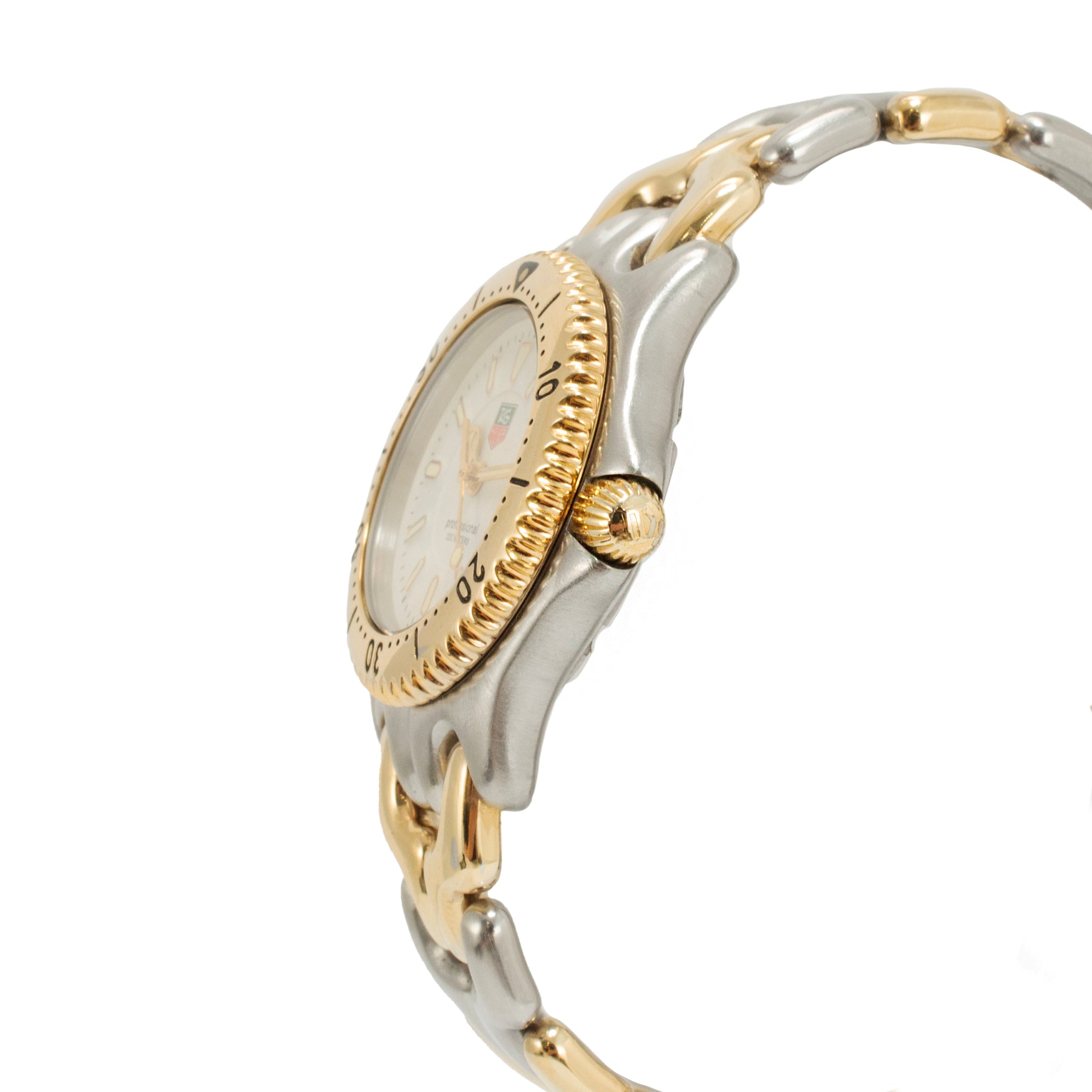 Ladies Tag Heuer Professional 2000 27MM WG1322 RO Two Tone Steel Quartz Watch