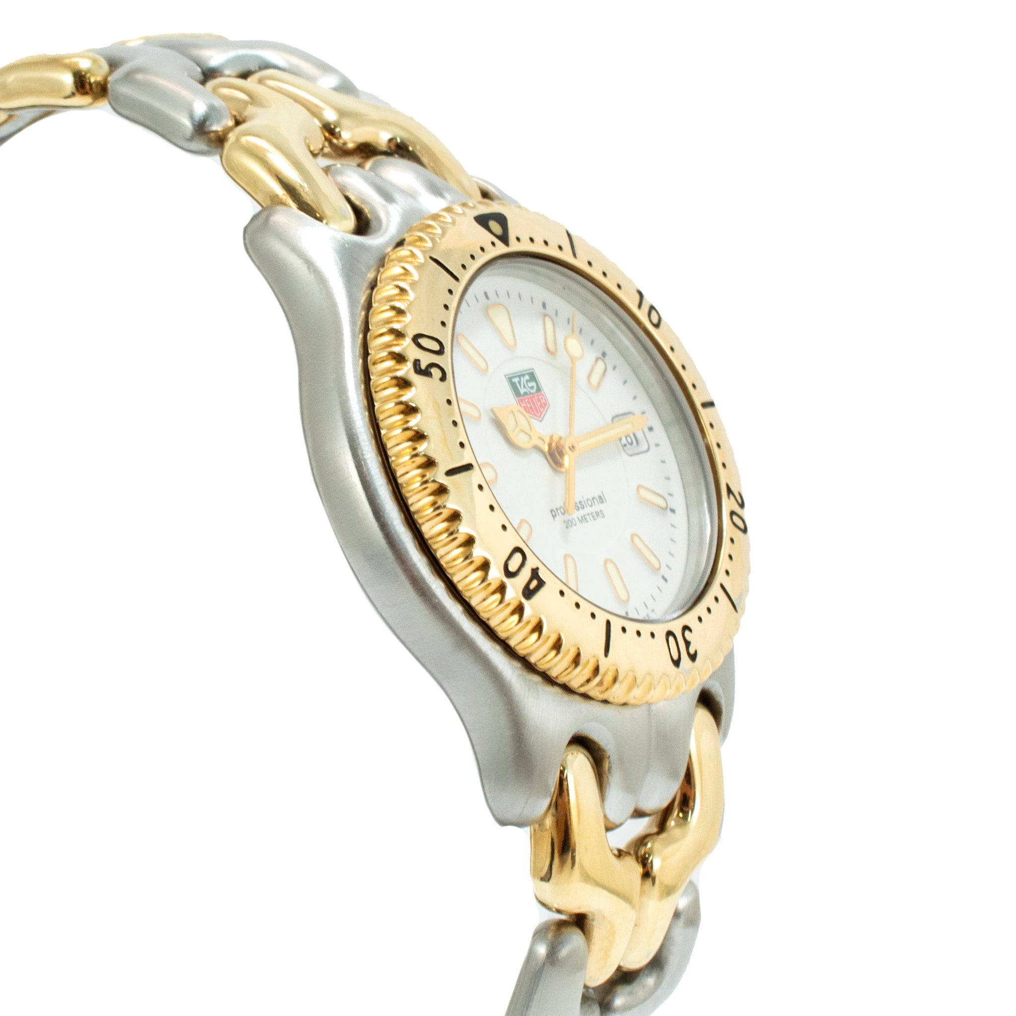 Ladies Tag Heuer Professional 2000 27MM WG1322 RO Two Tone Steel Quartz Watch