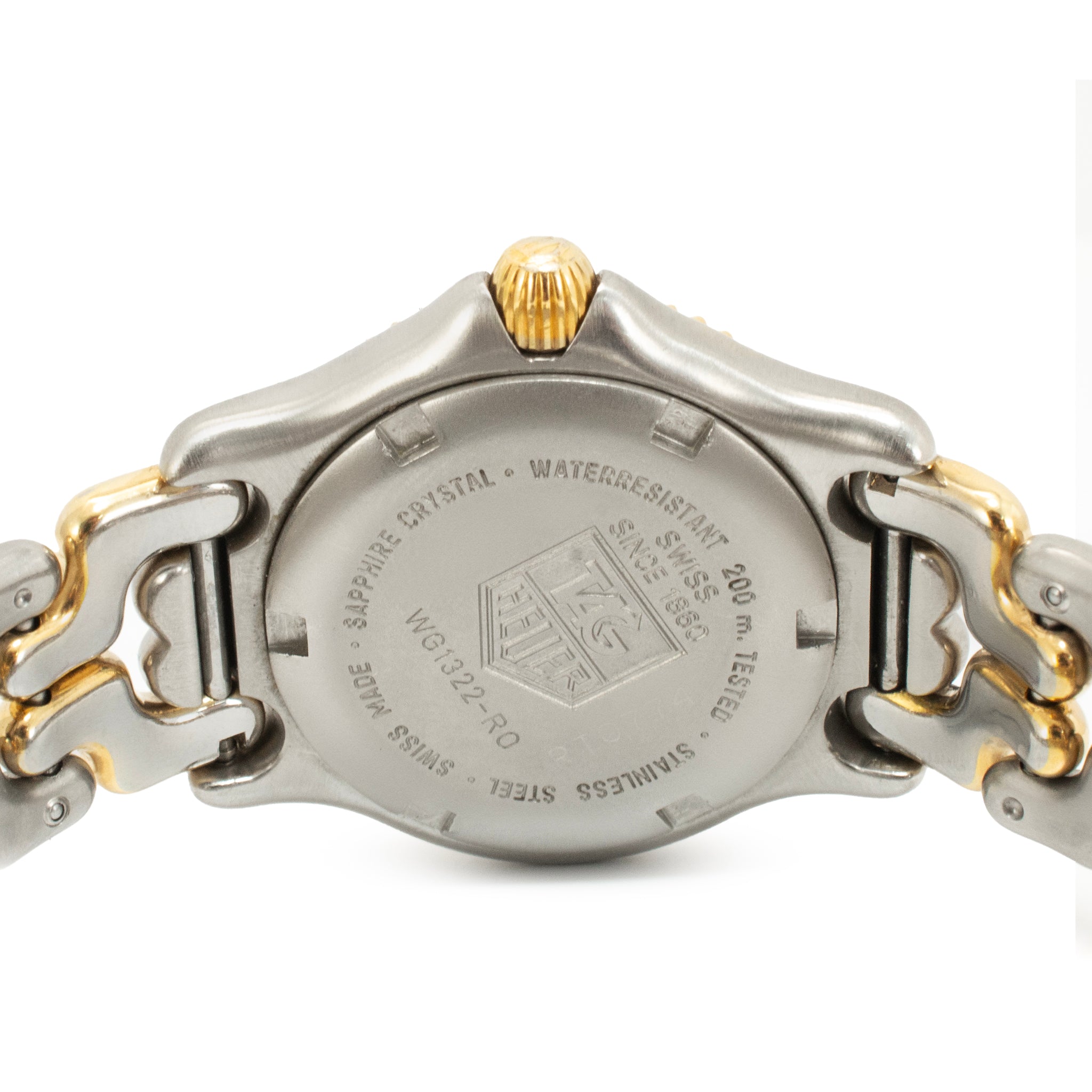 Ladies Tag Heuer Professional 2000 27MM WG1322 RO Two Tone Steel Quartz Watch