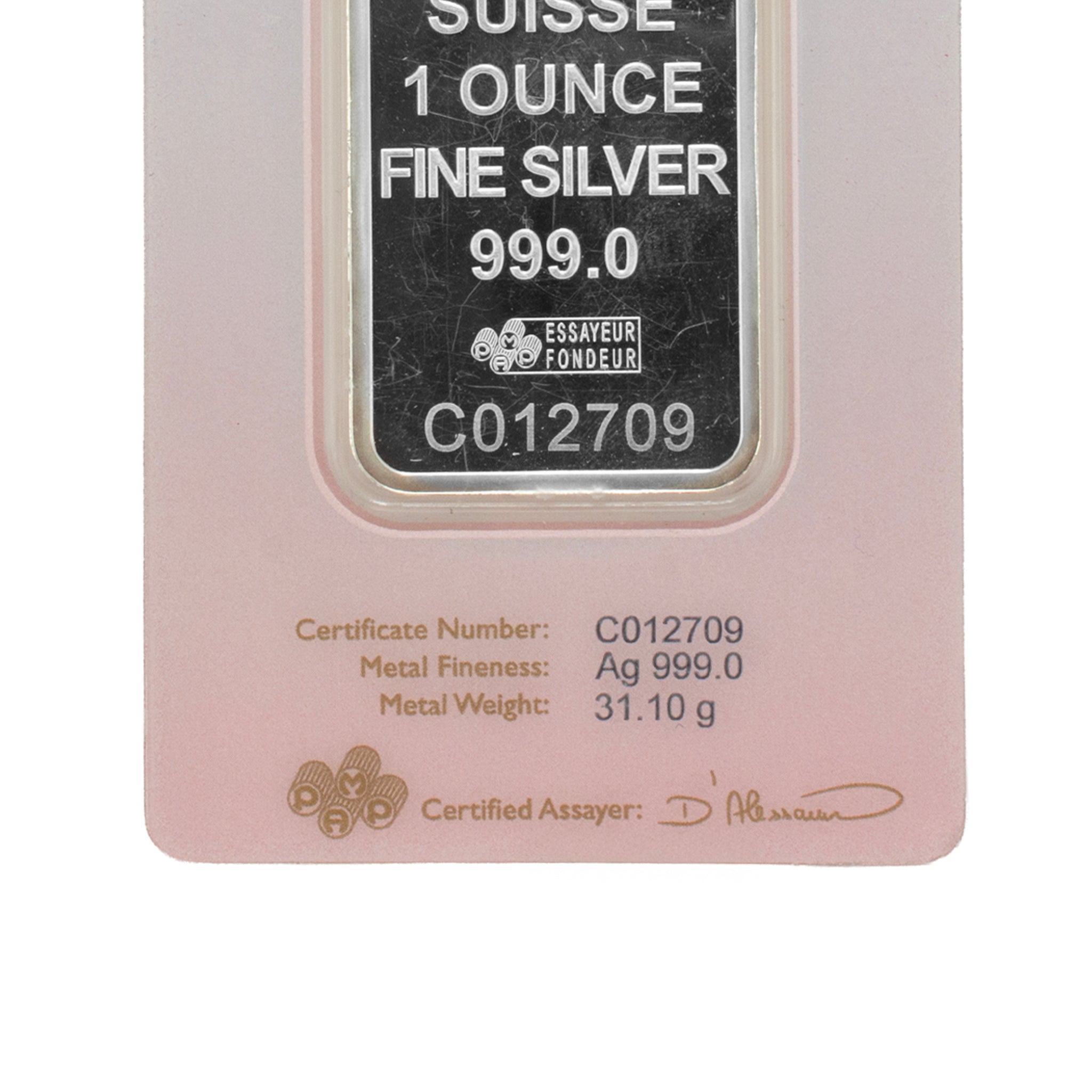 Pamp Suisse Love Always 1OZ AG 999.0 Silver Bar Bullion