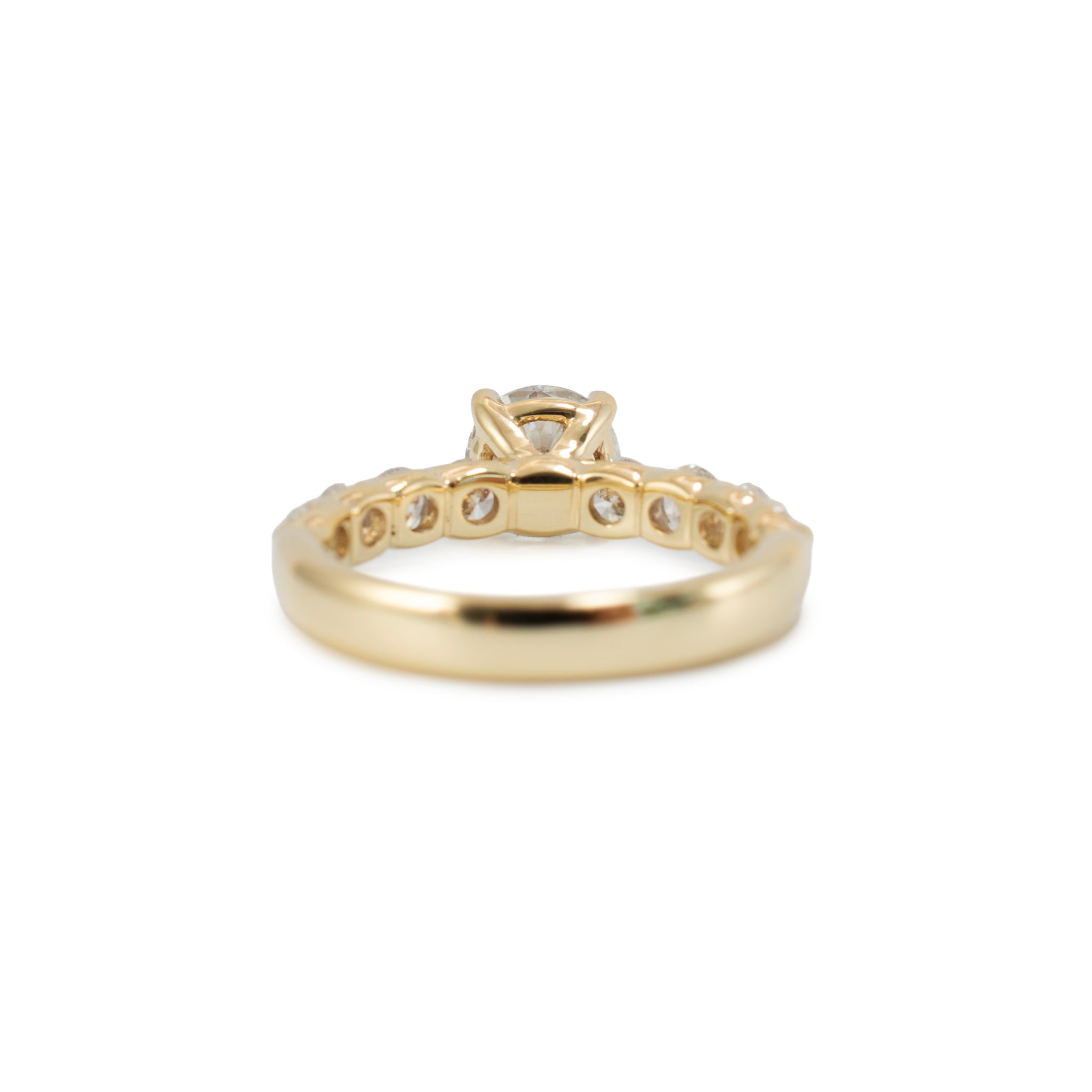 10K Yellow Gold 2.58ctw Round Brilliant Lab Grown Diamond Engagement Ring