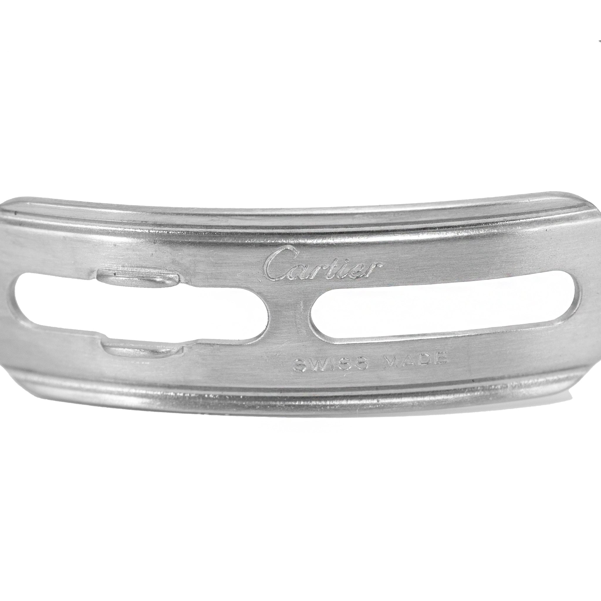 Vintage Ladies Cartier Panthere Vendome 24MM 166920 Two Row Gold & Steel Watch