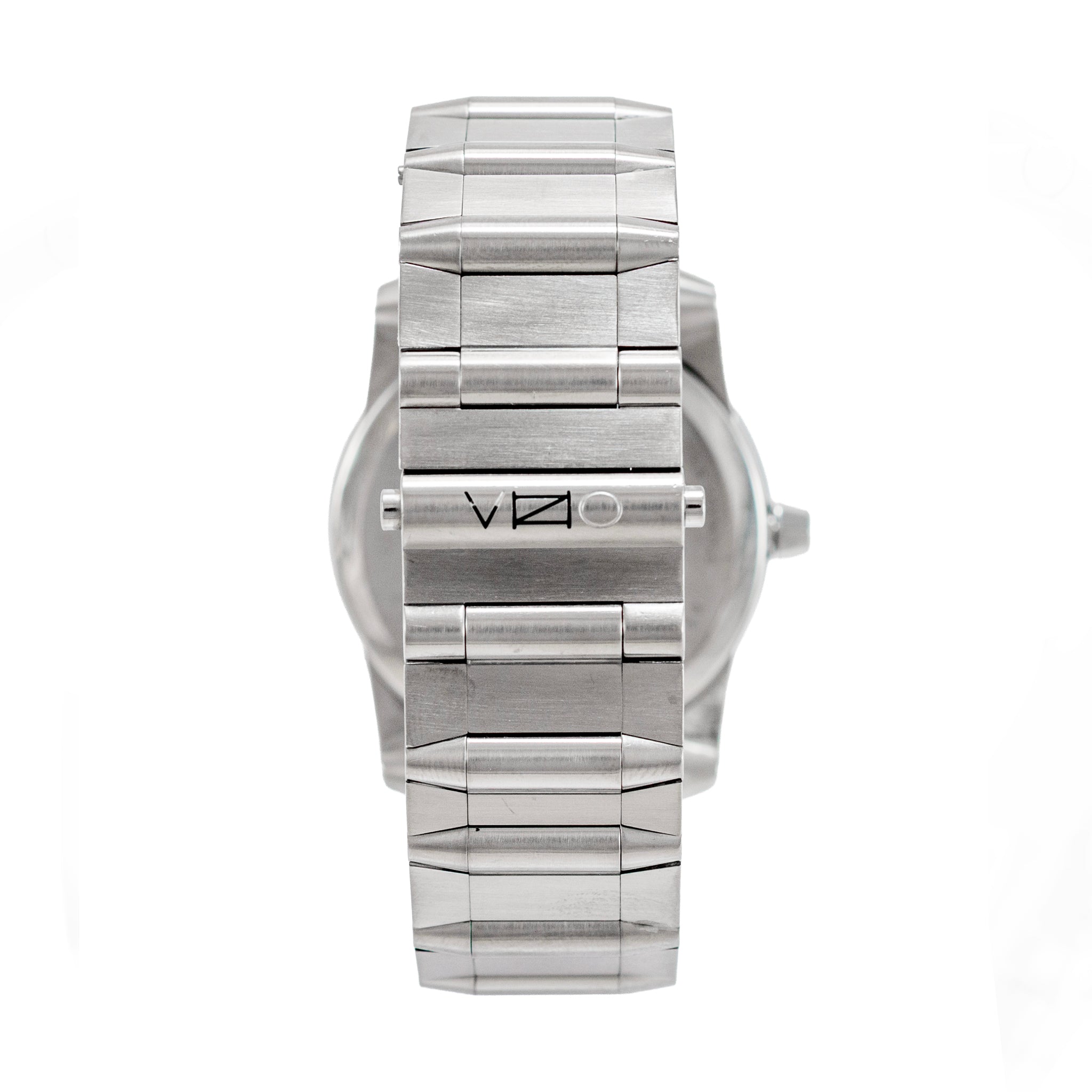 Movado Vizio 34MM 0605808 Black Onyx Stainless Steel Quartz Watch