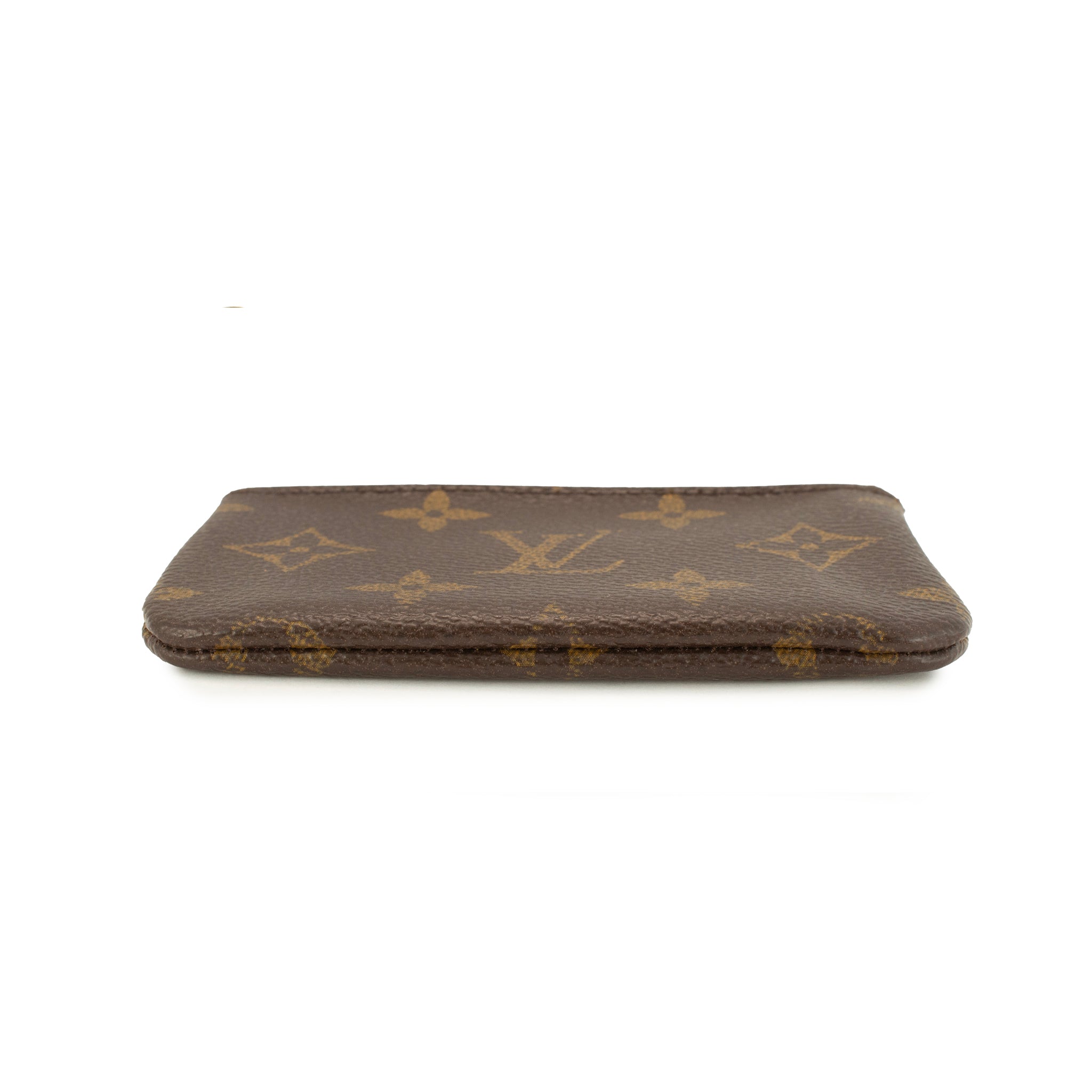 Louis Vuitton Monogram Pochette Clés Gold-Toned Hardware Key Pouch Wallet Bag
