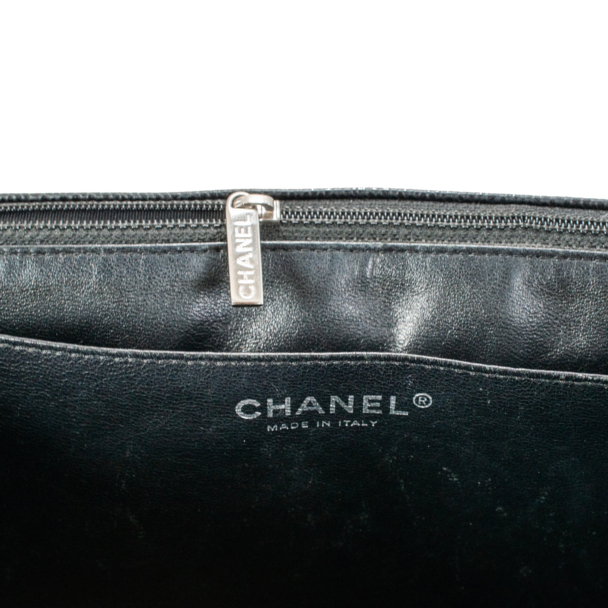 Chanel Jumbo Classic Single Flap 30CM Black Caviar Silver HW