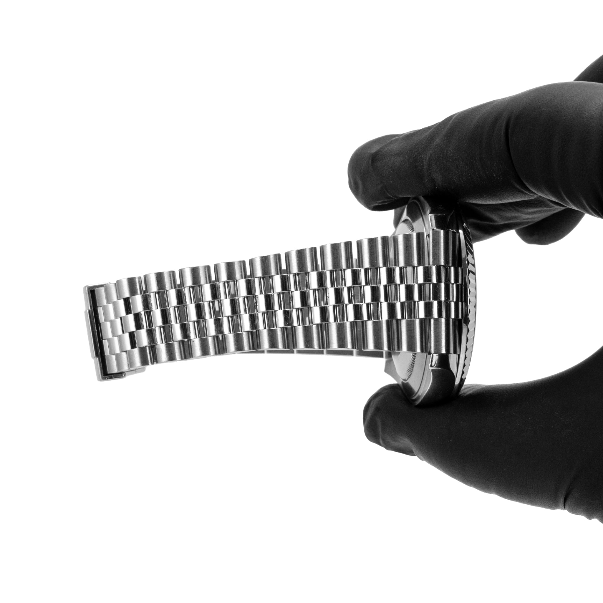 Rolex Datejust 41MM 126334 Silver Stick Fluted Jubilee Stainless Steel Watch