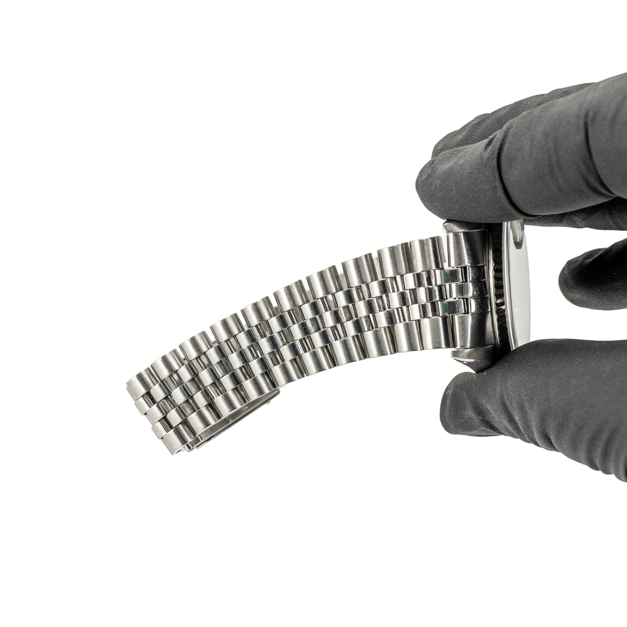 Rolex Datejust 36MM 16234 Green Diamond Dial Jubilee Fluted Steel Watch