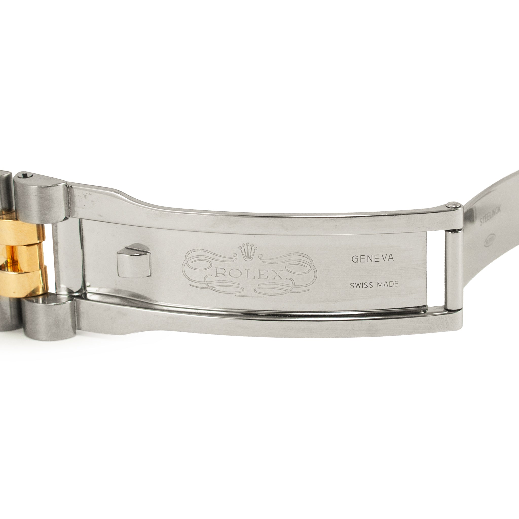 Ladies Rolex Datejust 36MM 116233 Jubilee Diamond Dial Fluted Gold Steel Watch