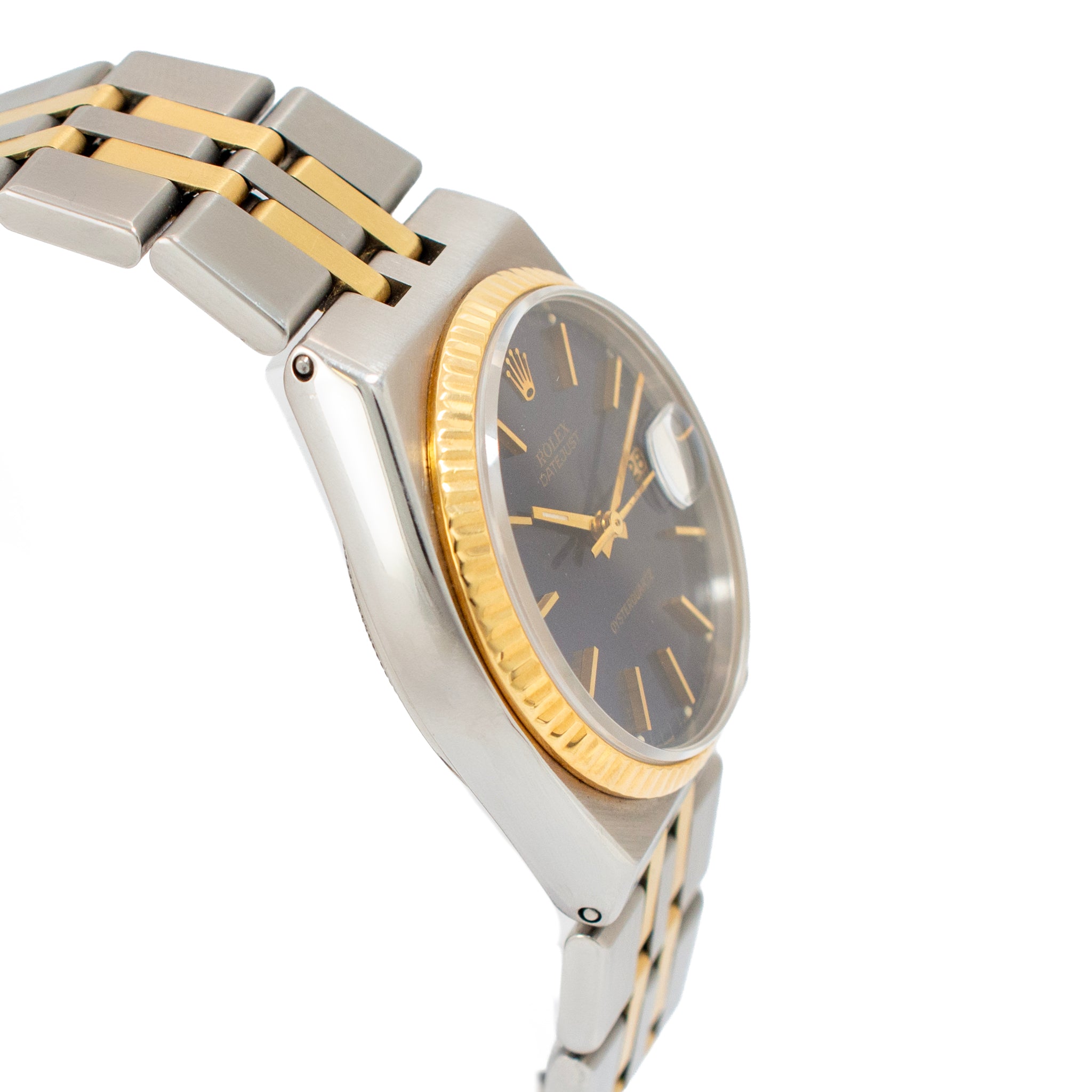 Vintage 1978 Rolex Oysterquartz Datejust 36MM 17013 Gold Steel Two Tone Watch