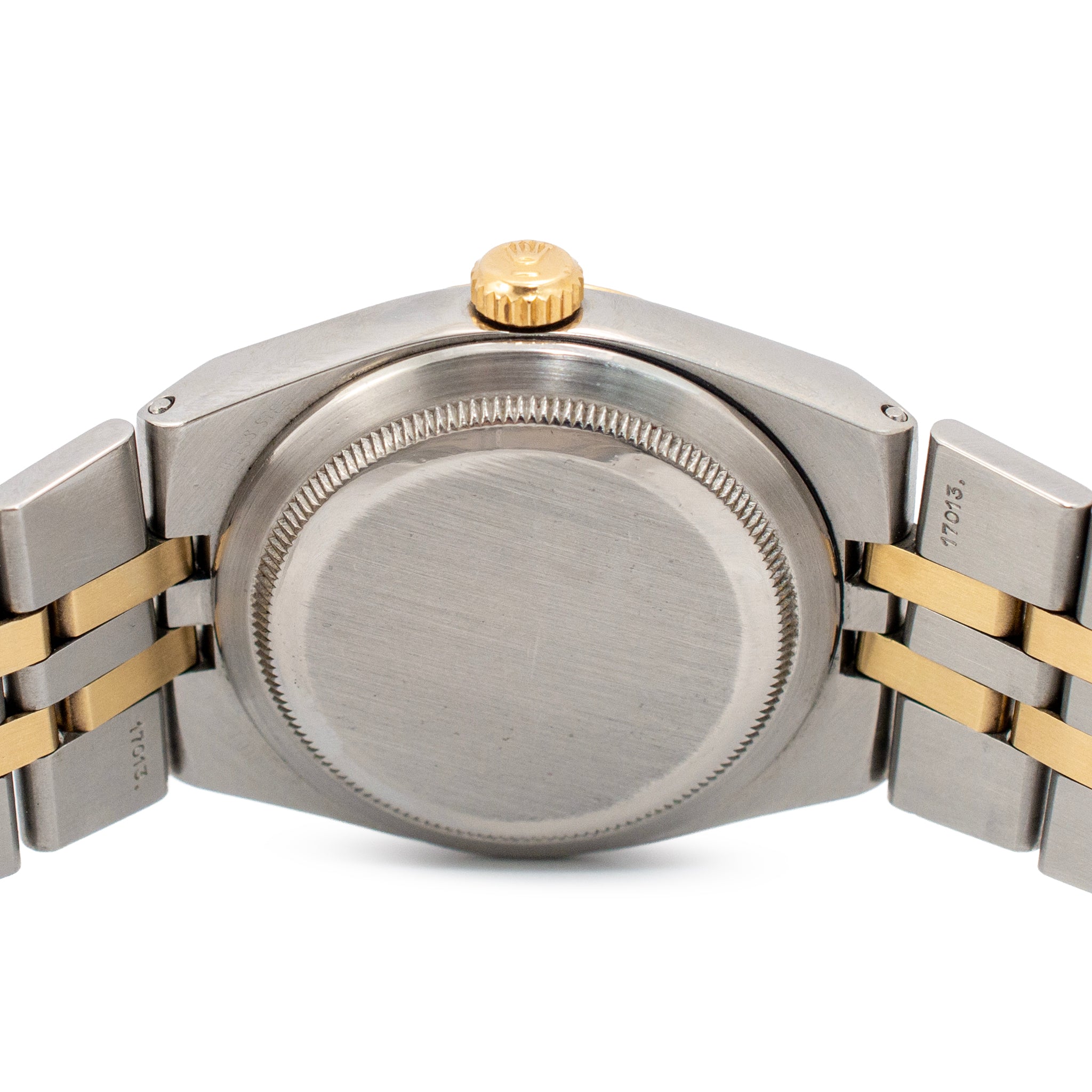 Vintage 1978 Rolex Oysterquartz Datejust 36MM 17013 Gold Steel Two Tone Watch