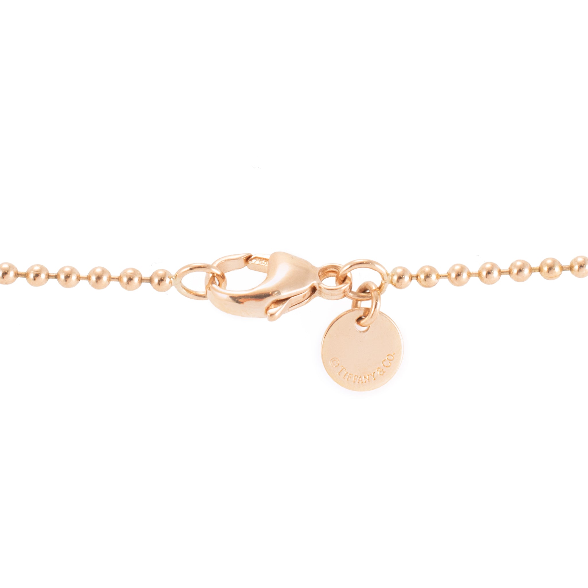 Tiffany & Co. Return to Tiffany Large Heart Tag 18K Rose Gold Pendant Necklace