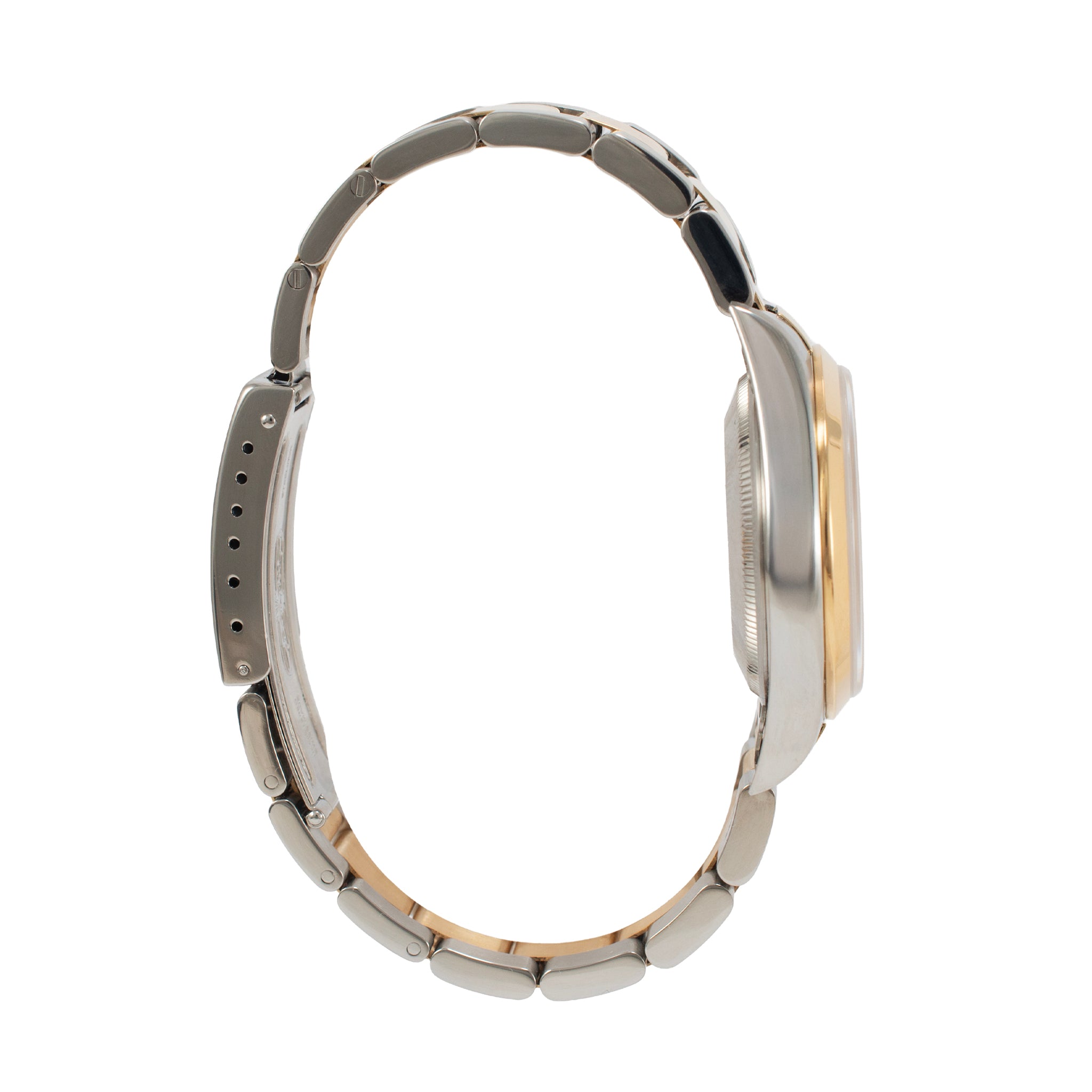 Rolex Datejust 36MM 16203 Champagne Roman Two Tone Oyster Gold Steel Watch