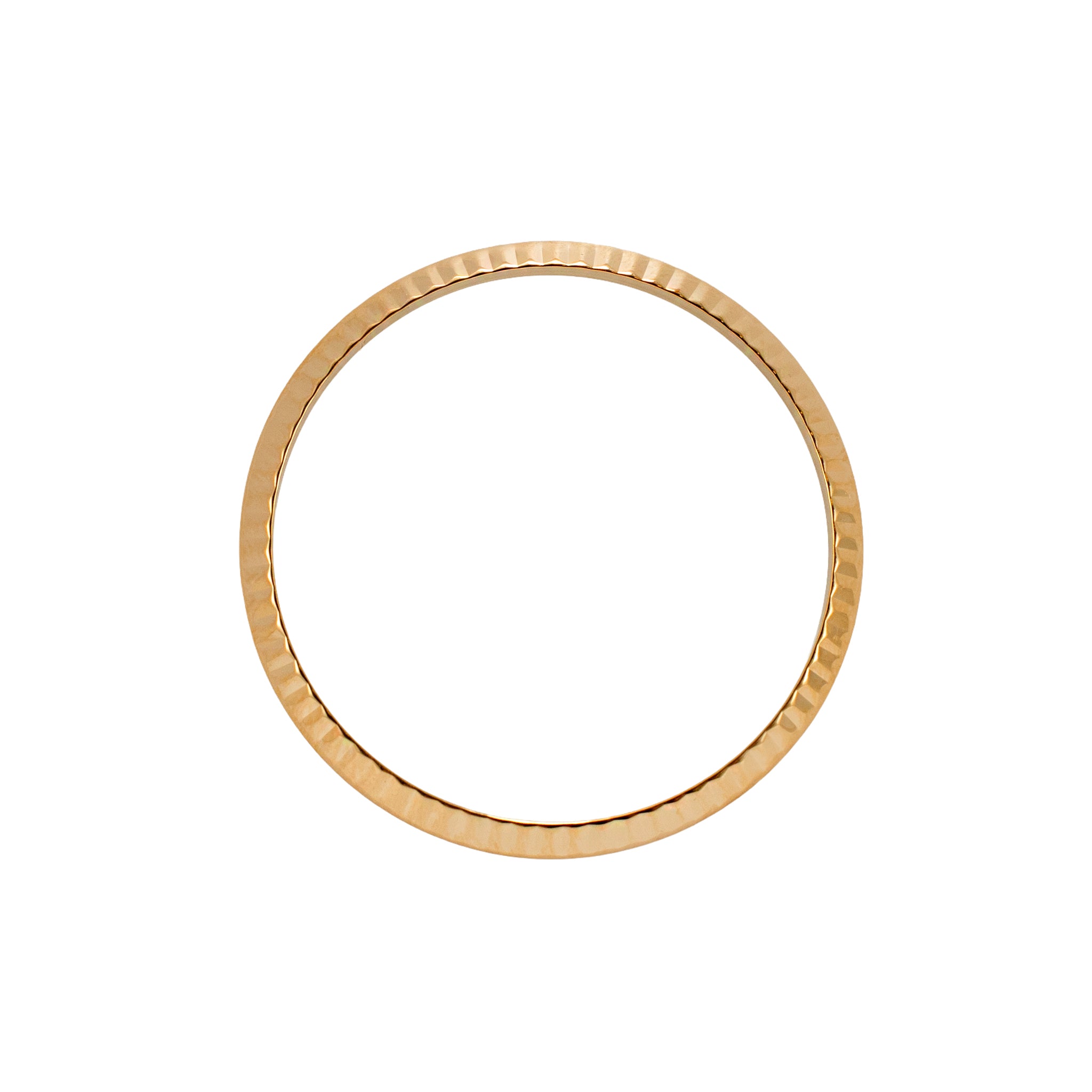 Rolex 18K Yellow Gold Fluted Factory 36MM Watch Bezel