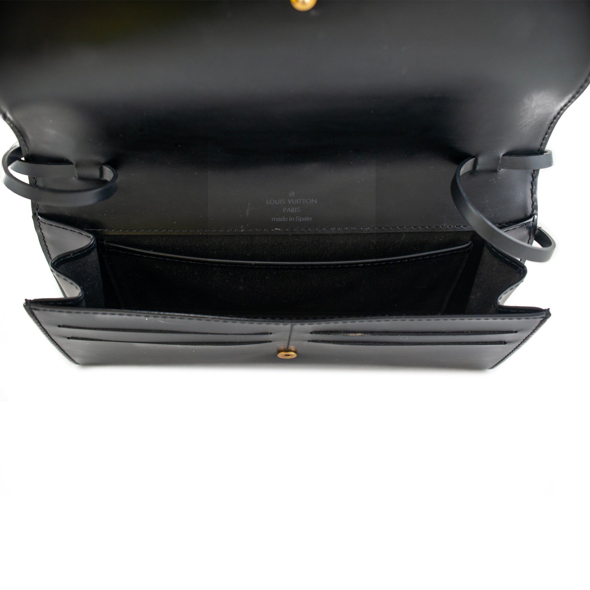 Louis Vuitton Black Epi Leather M53732 Honfleur Noir Convertible Baguette Bag