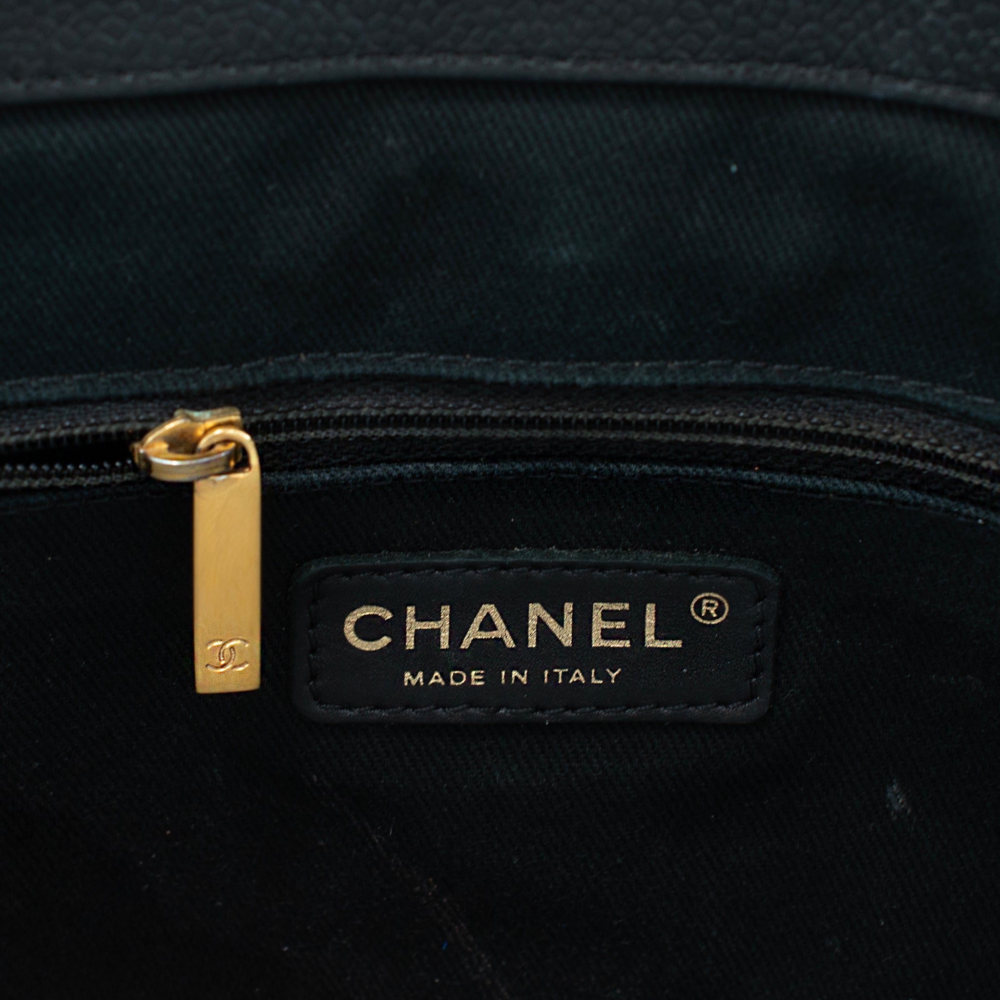 Chanel Timeless Soft Shopper XL Tote Caviar Leather Black Gold-Tone Hardwear Bag