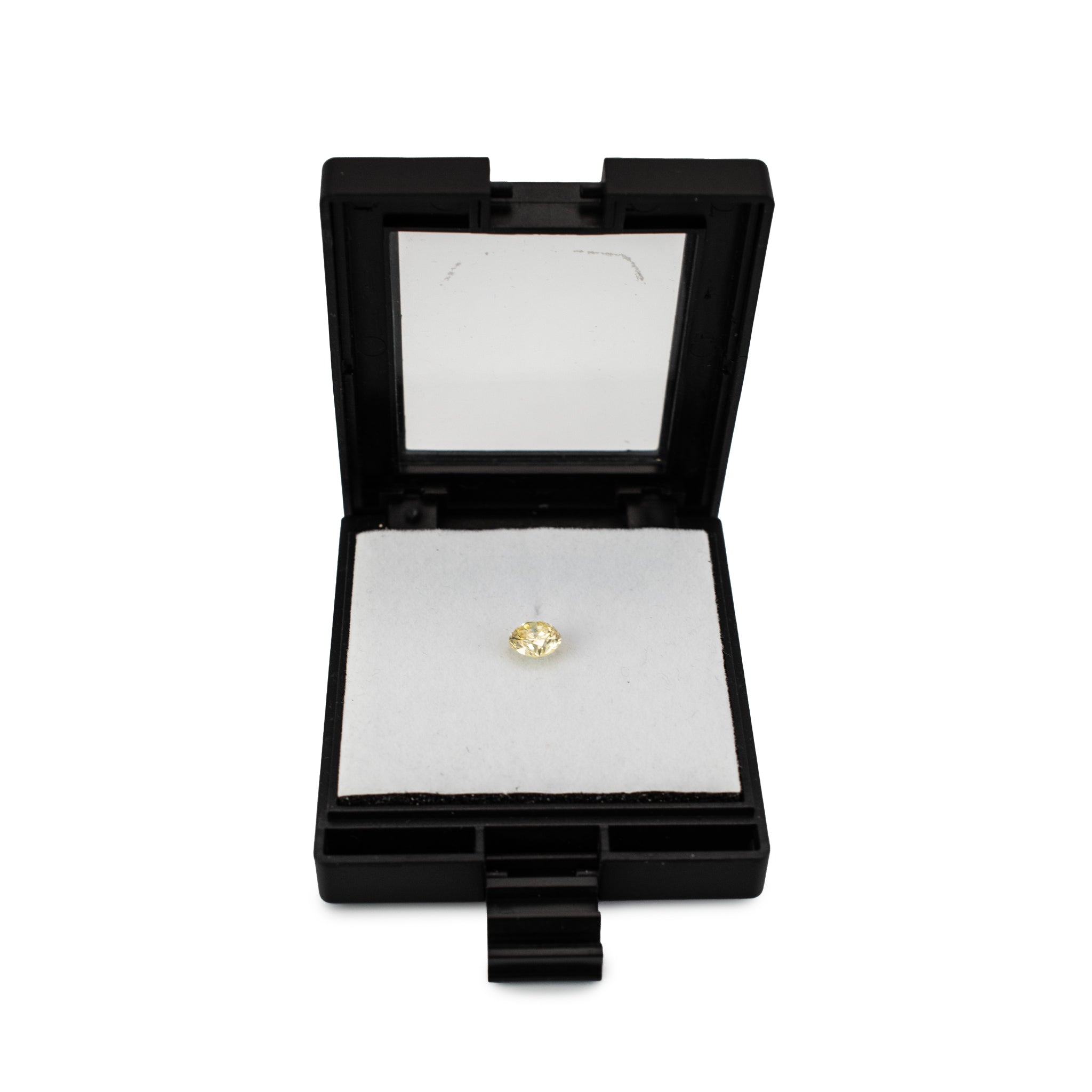 Natural 1.61ct Gia Fancy Yellow I1 Round Brilliant Cut Loose Diamond