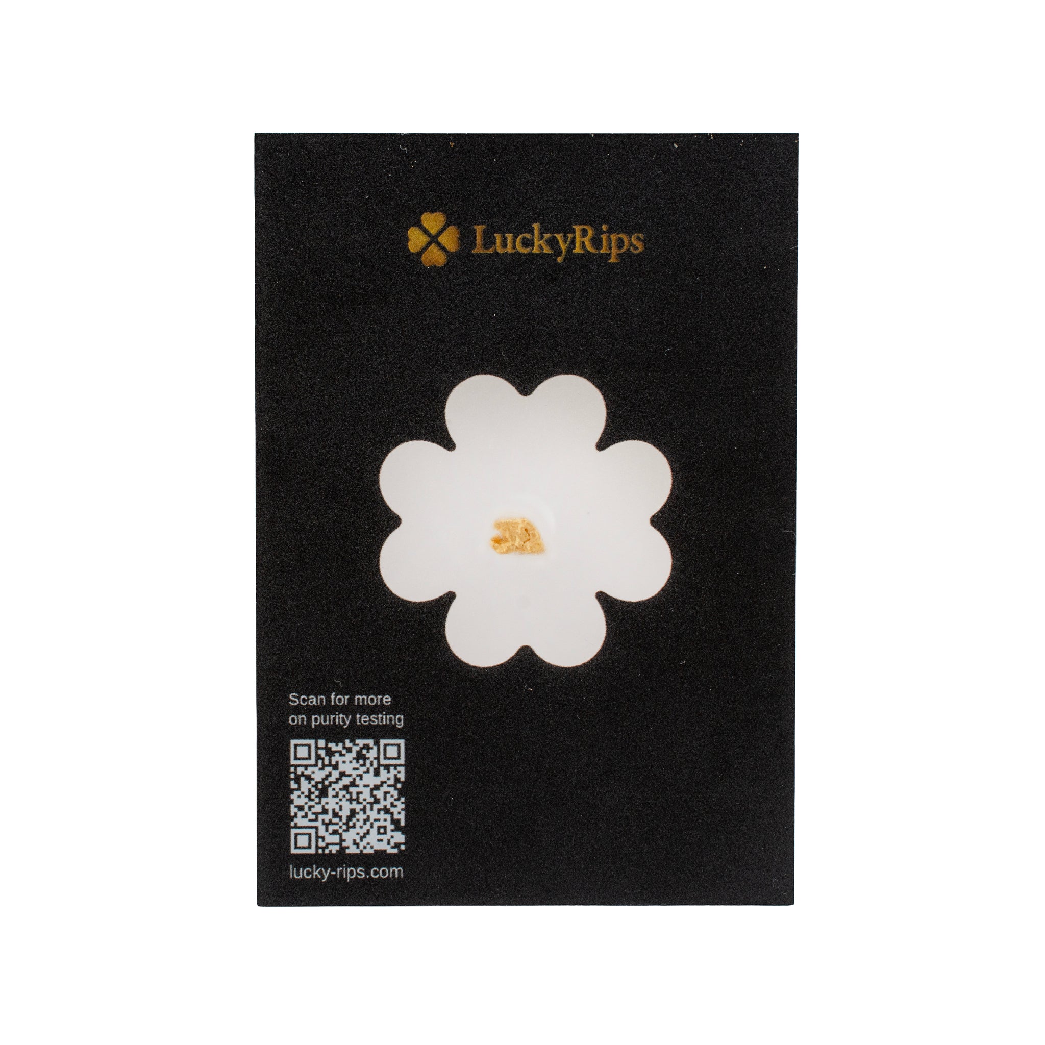 LUCKY RIPS BRITISH COLUMBIA CANADA GOLD NUGGET 0.70G CARDED BULLION NUGGET