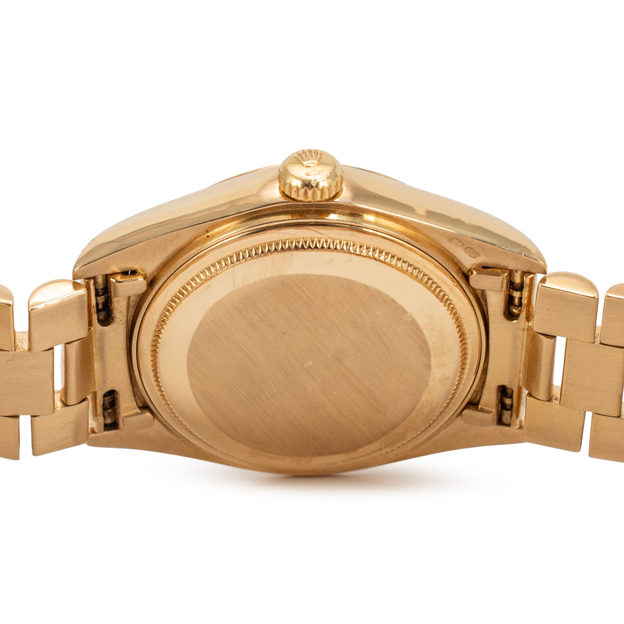 Rolex Day Date 36MM 18038 Champagne Dial Quick Set 18K Yellow Gold Watch