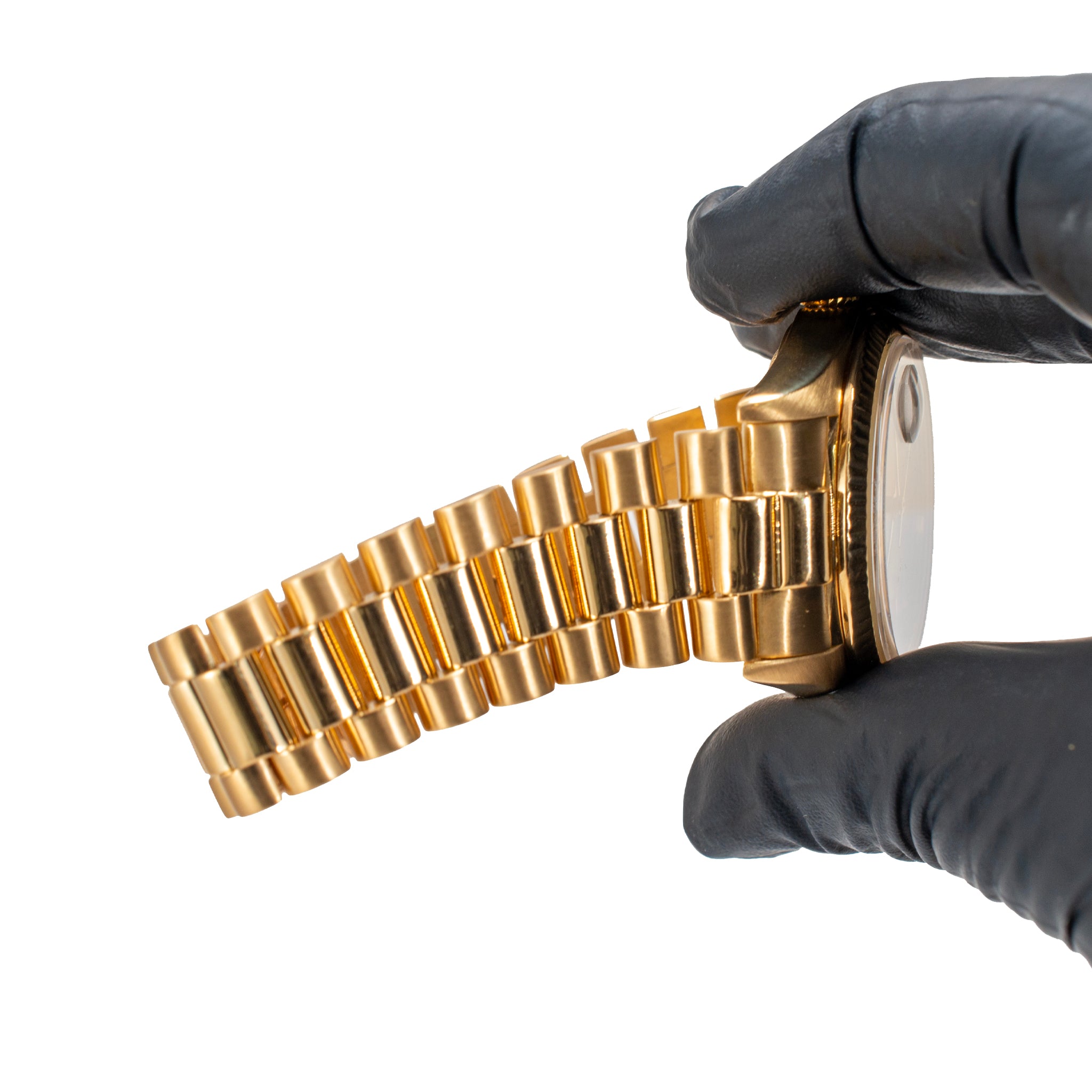 Rolex Day Date 36MM 18038 Champagne Dial Quick Set 18K Yellow Gold Watch