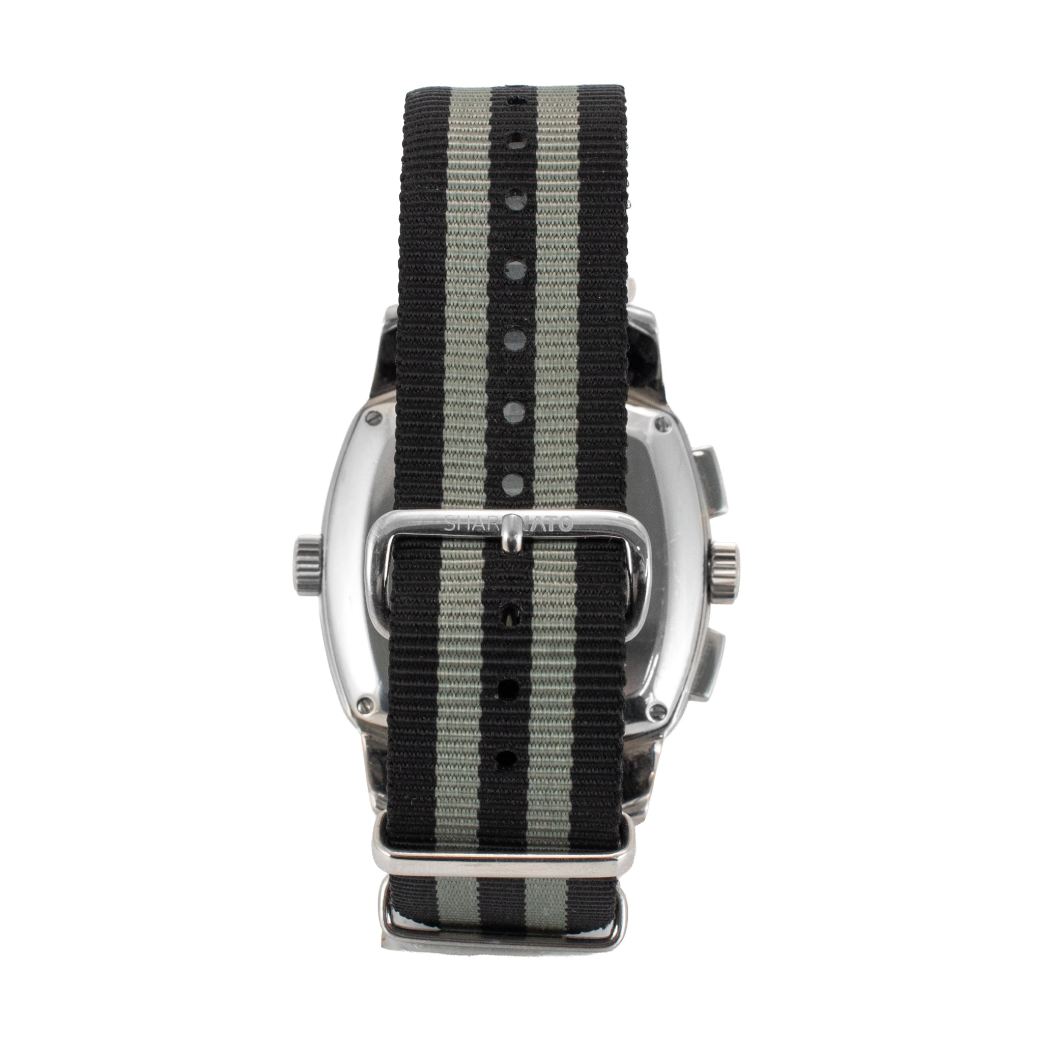 Jeanrichard Chronoscope 43MM 25030 NATO Strap Automatic Steel Watch